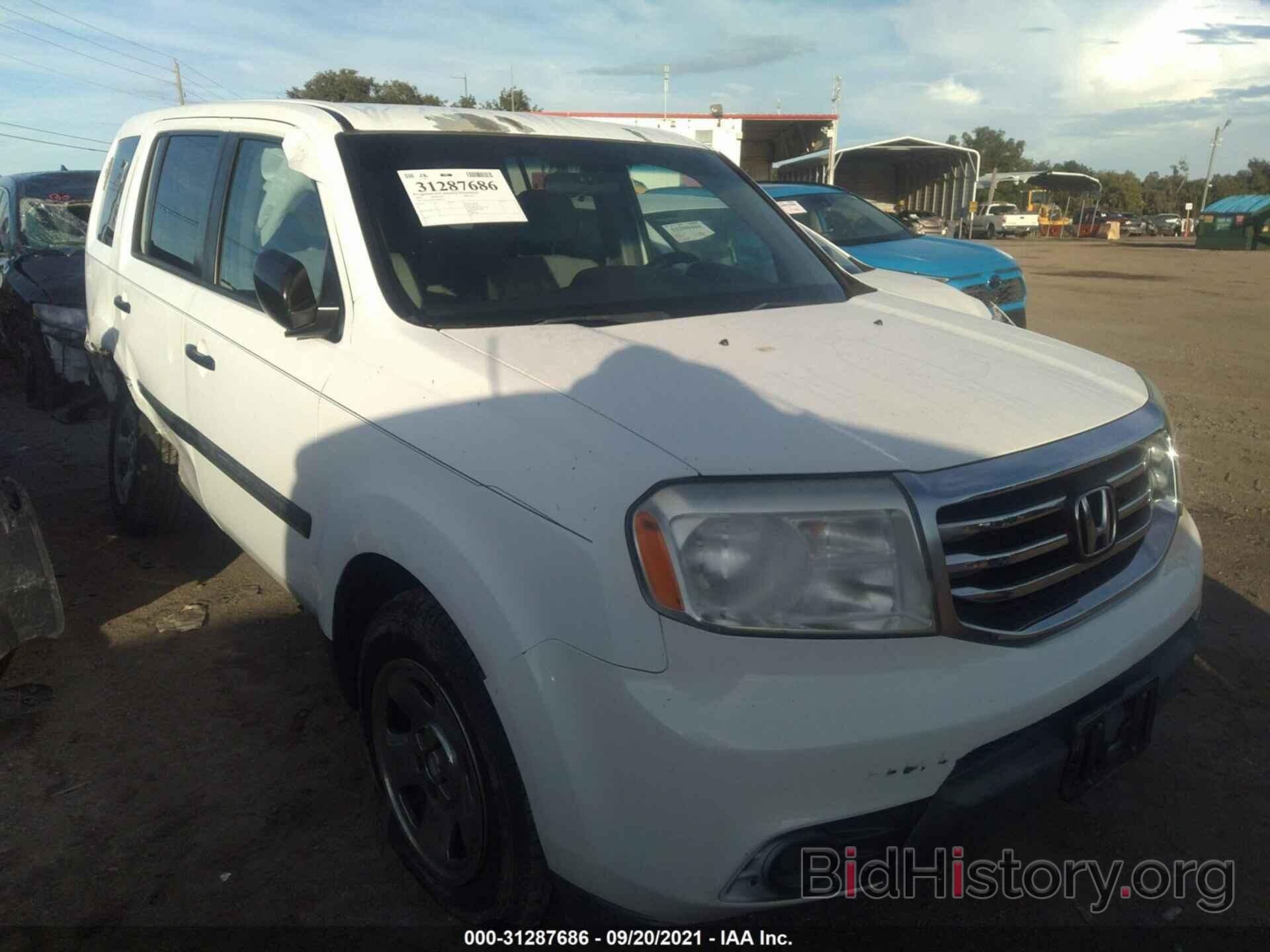 Photo 5FNYF3H23EB007221 - HONDA PILOT 2014