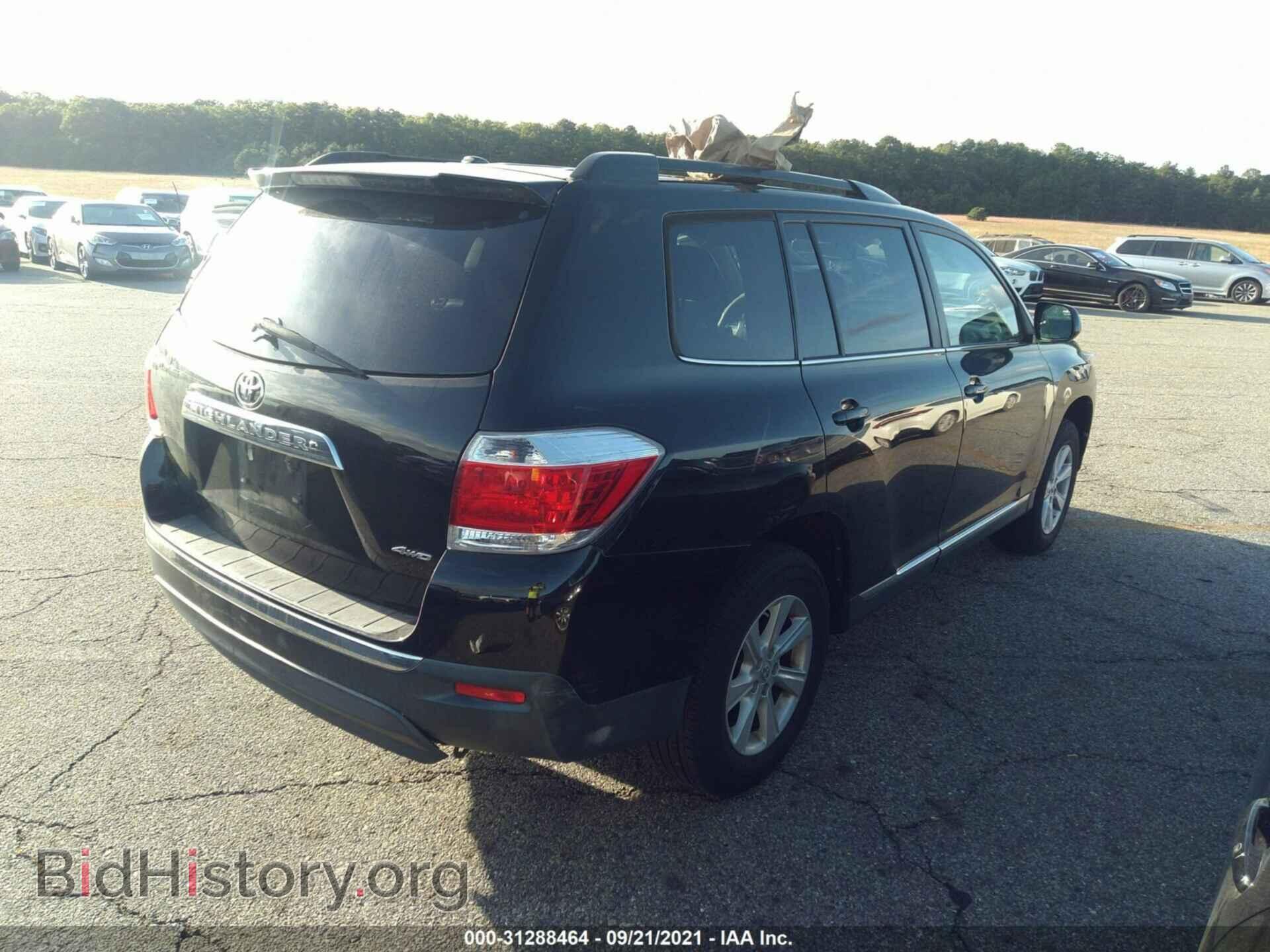 2012 TOYOTA HIGHLANDER - VIN: 5TDBK3EH0CS096765 - Фото 4