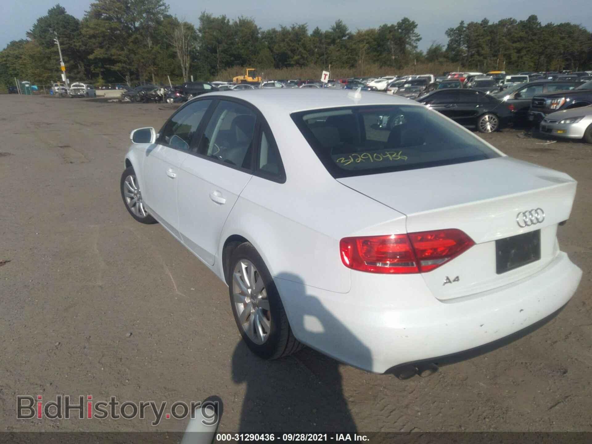 2012 AUDI A4 - VIN: WAUBFAFL0CN014757 - Фото 3