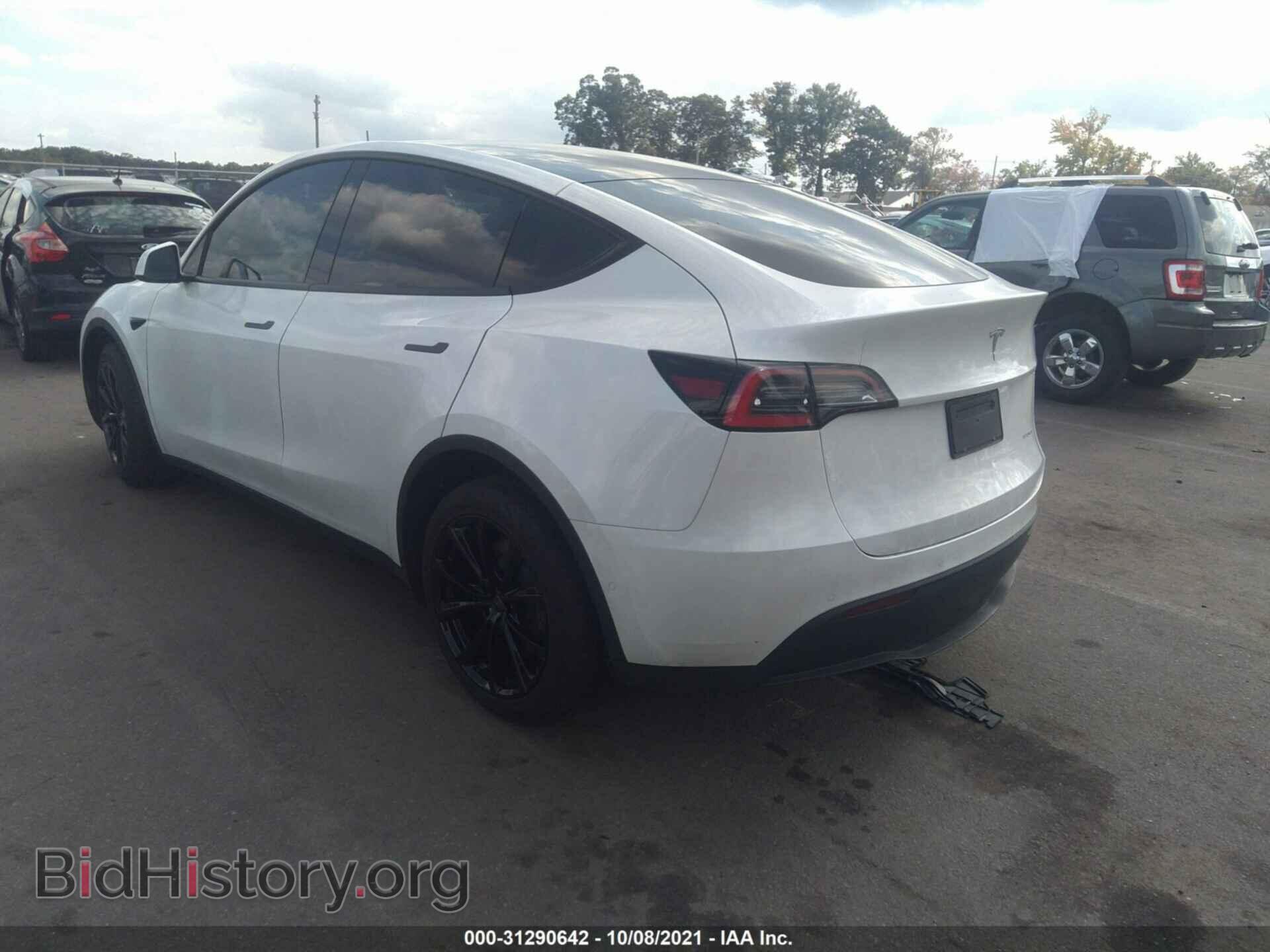 2021 TESLA MODEL Y - VIN: 5YJYGDEE8MF061971 - Фото 3