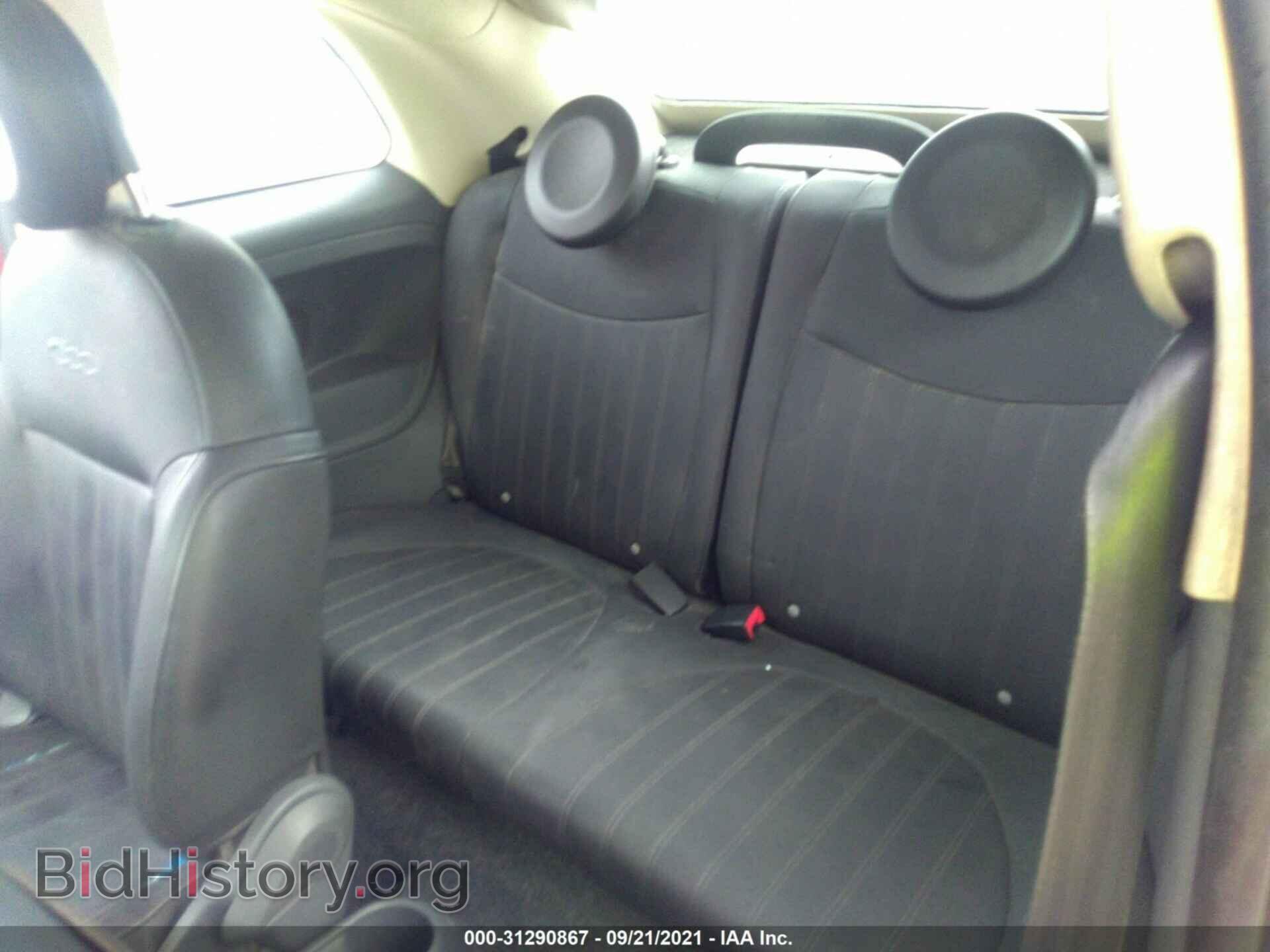 2012 FIAT 500 - VIN: 3C3CFFER8CT109419 - Фото 8