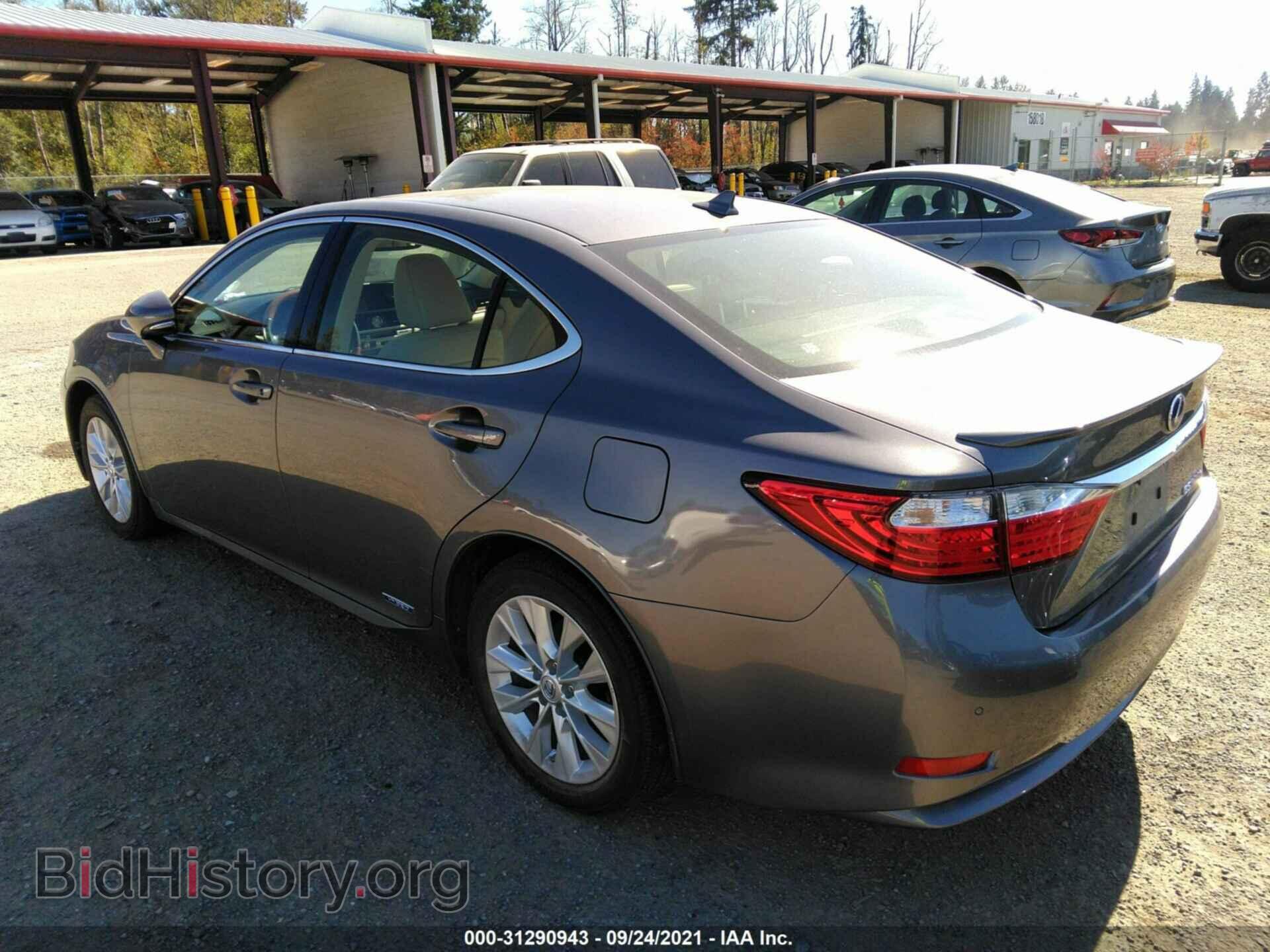 2013 LEXUS ES 300H - VIN: JTHBW1GG8D2013152 - Фото 3