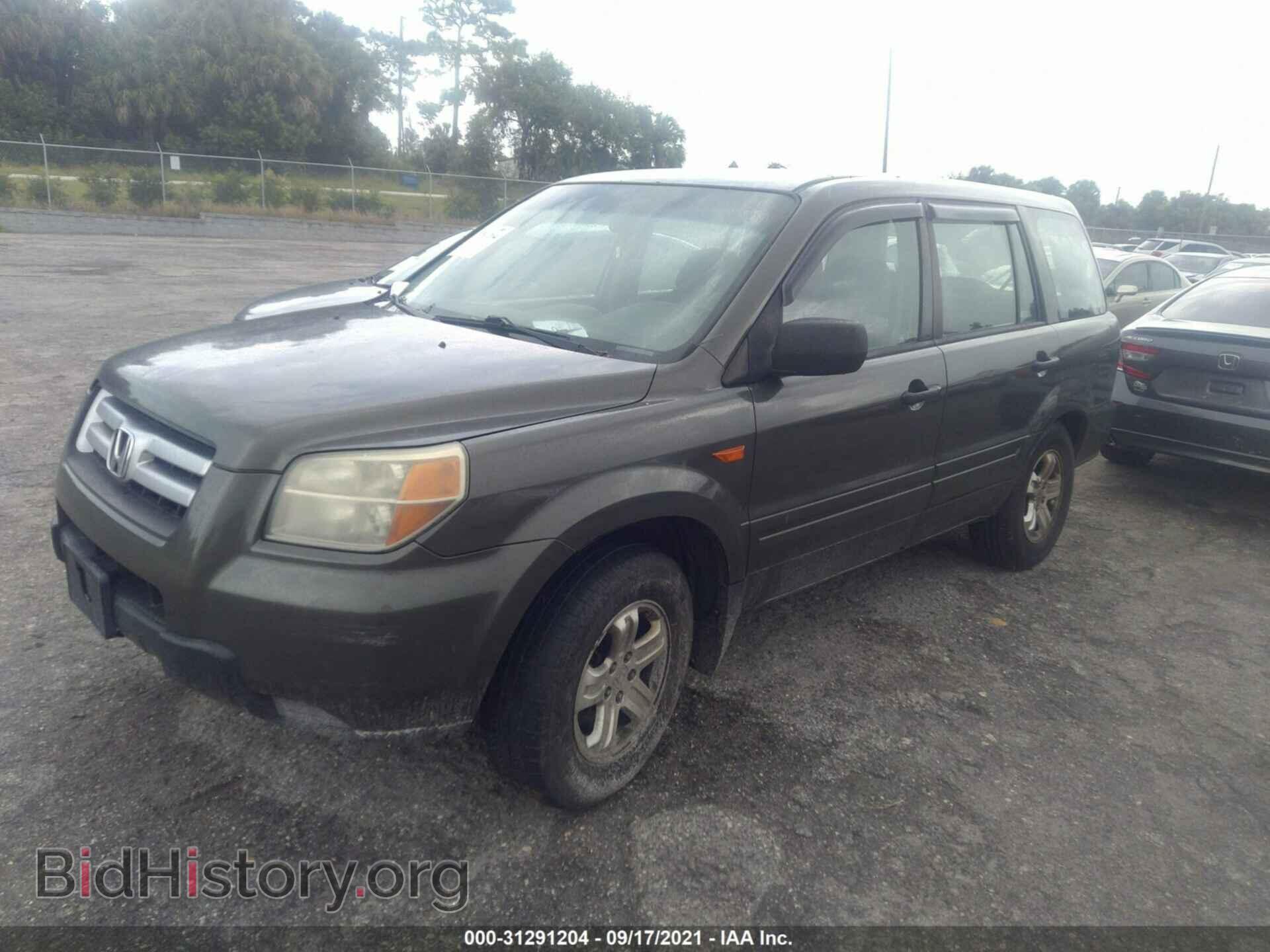 2006 HONDA PILOT - VIN: 2HKYF18196H521220 - Фото 2