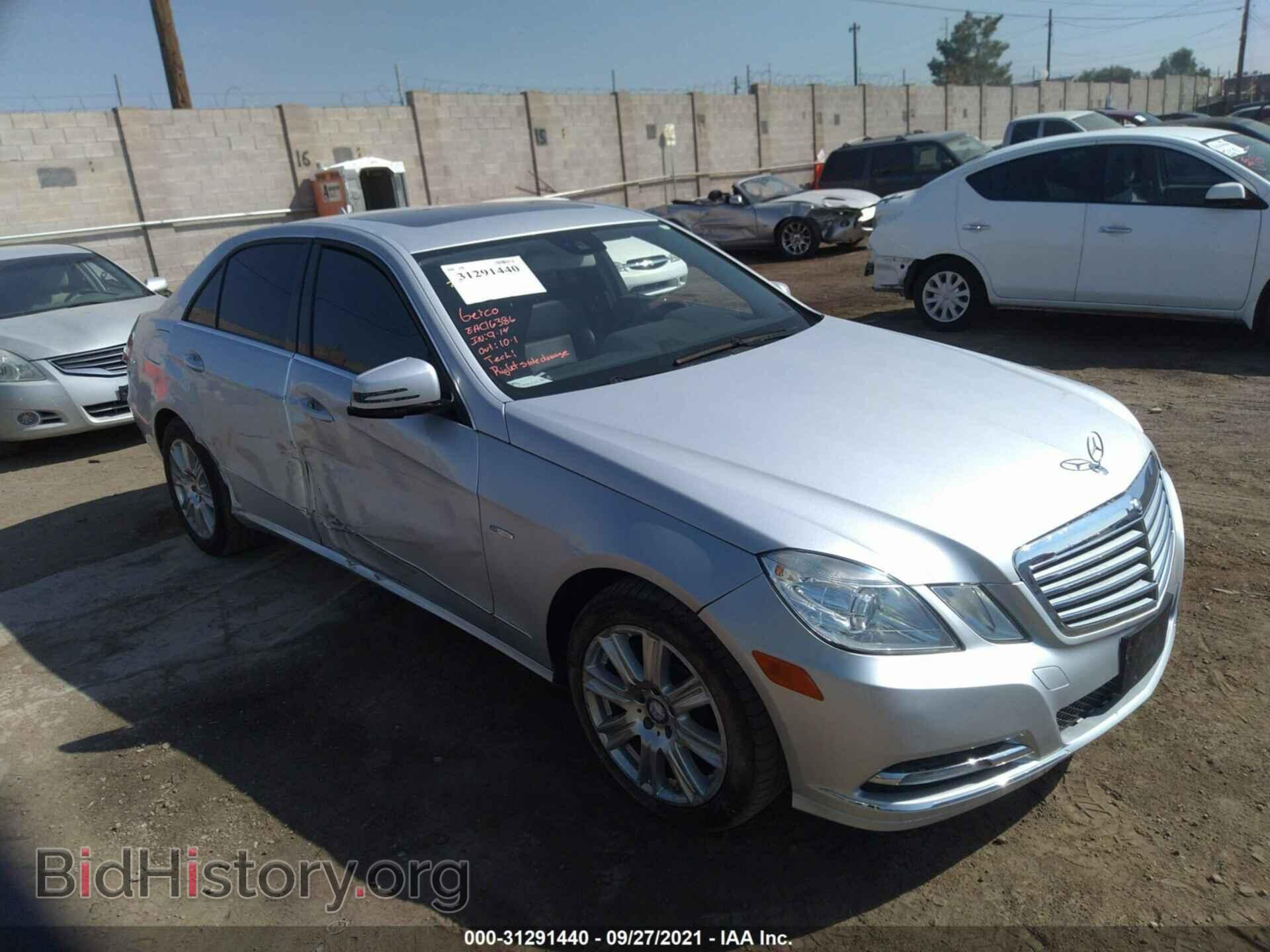 Photo WDDHF5KB4CA531638 - MERCEDES-BENZ E-CLASS 2012