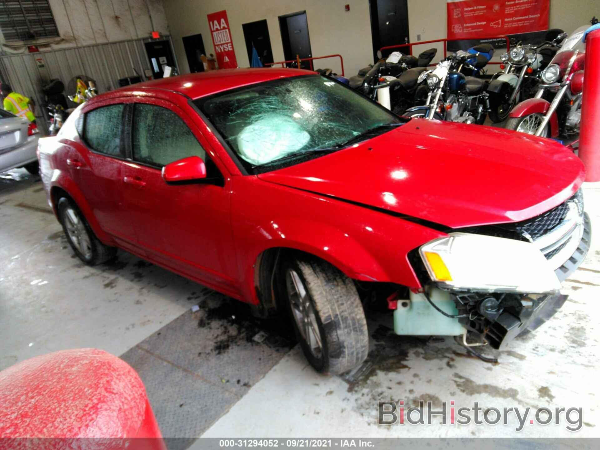 Photo 1C3CDZCB4CN156850 - DODGE AVENGER 2012