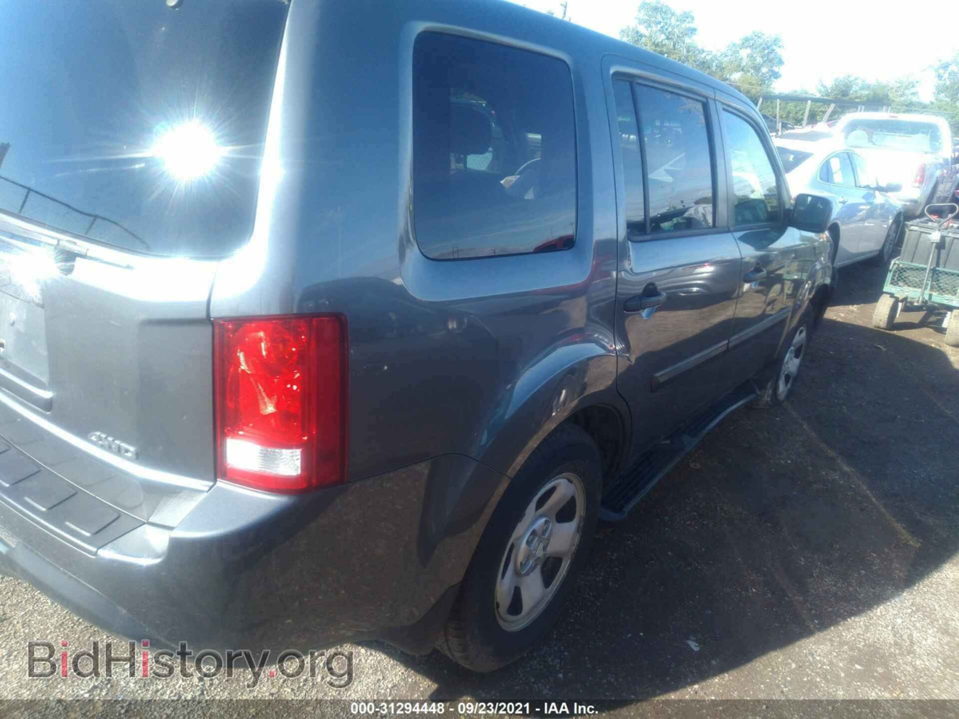 2012 HONDA PILOT - VIN: 5FNYF4H26CB012903 - Photo 4