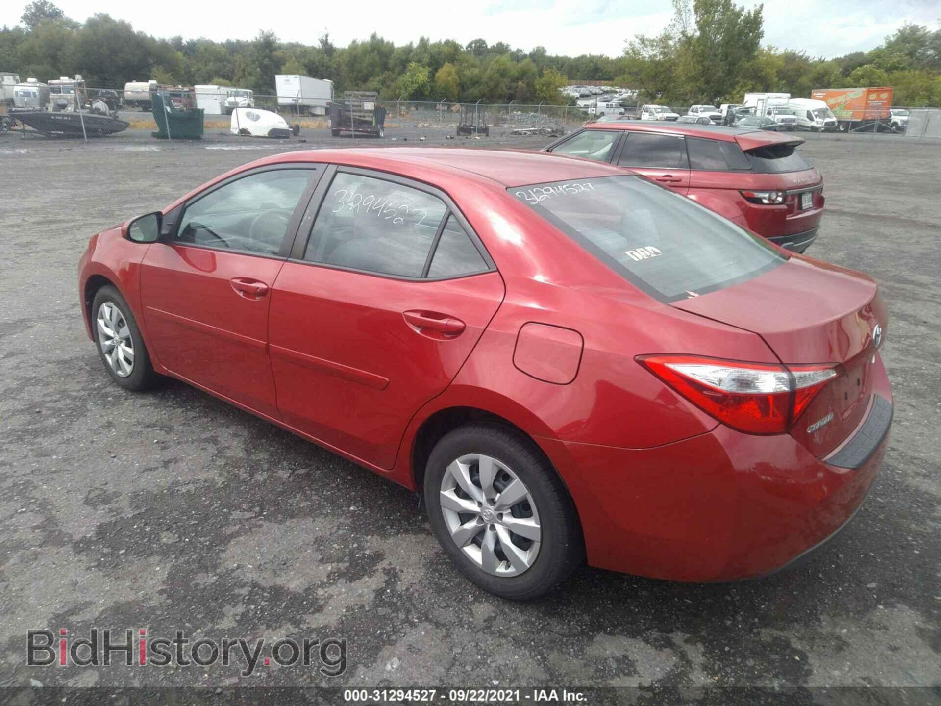 2014 TOYOTA COROLLA - VIN: 2T1BURHE0EC197976 - Фото 3