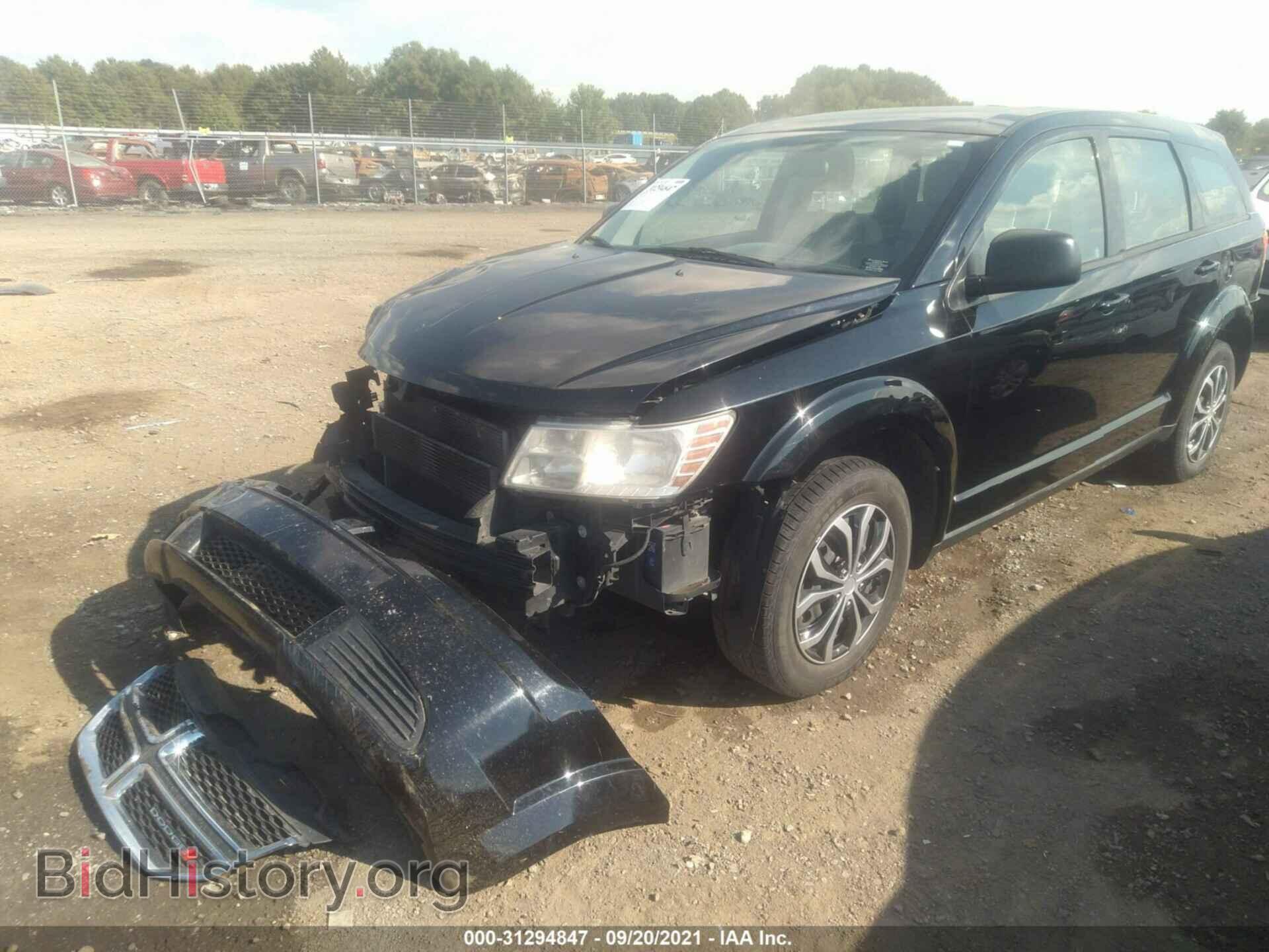 2014 DODGE JOURNEY - VIN: 3C4PDCAB0ET267265 - Фото 2