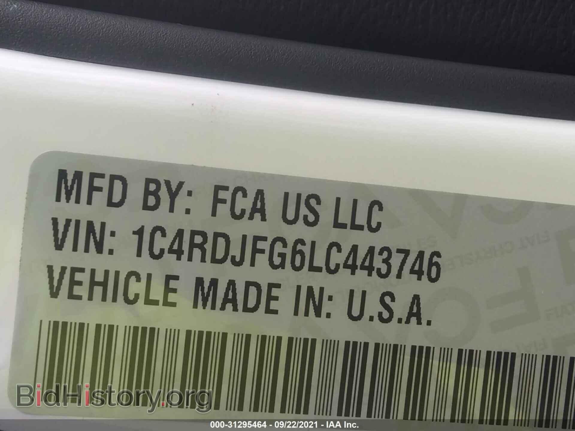 2020 DODGE DURANGO - VIN: 1C4RDJFG6LC443746 - Фото 9
