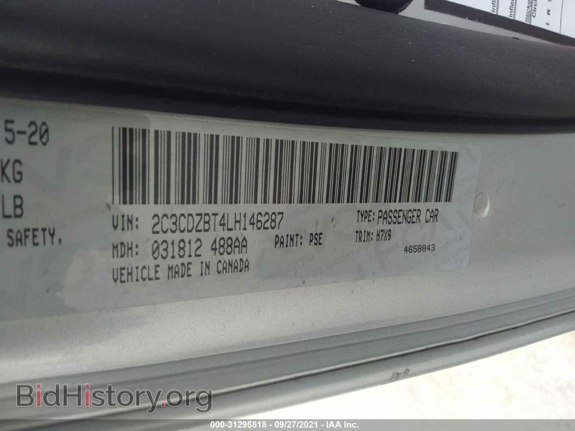 2020 DODGE CHALLENGER - VIN: 2C3CDZBT4LH146287 - Photo 9