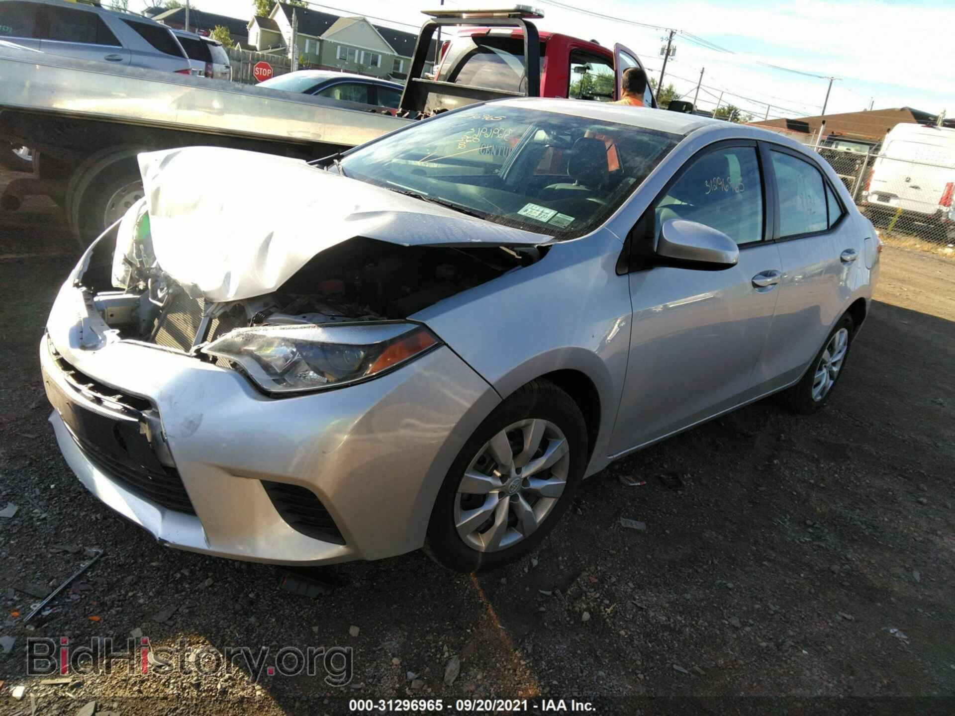 2014 TOYOTA COROLLA - VIN: 2T1BURHE4EC130751 - Фото 2
