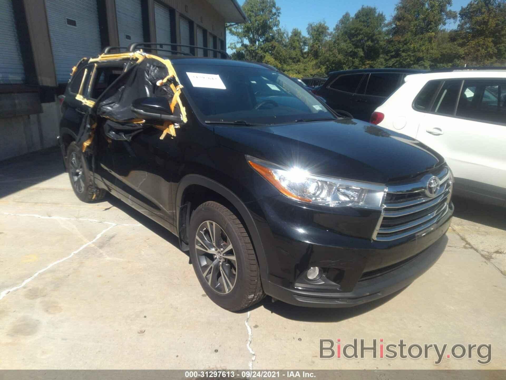 Photo 5TDJKRFH7GS285237 - TOYOTA HIGHLANDER 2016