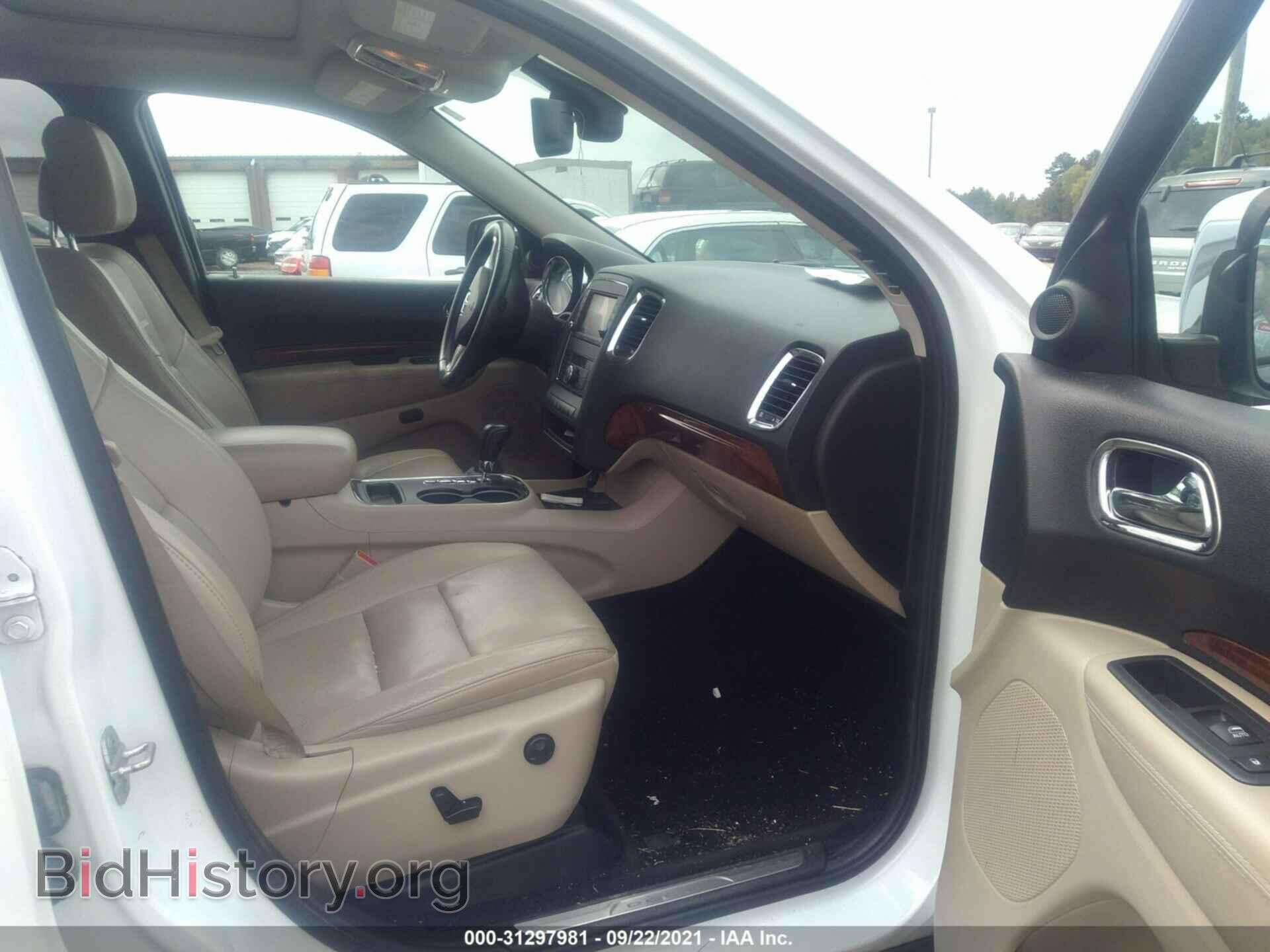 2013 DODGE DURANGO - VIN: 1C4RDHEG7DC602074 - Фото 5