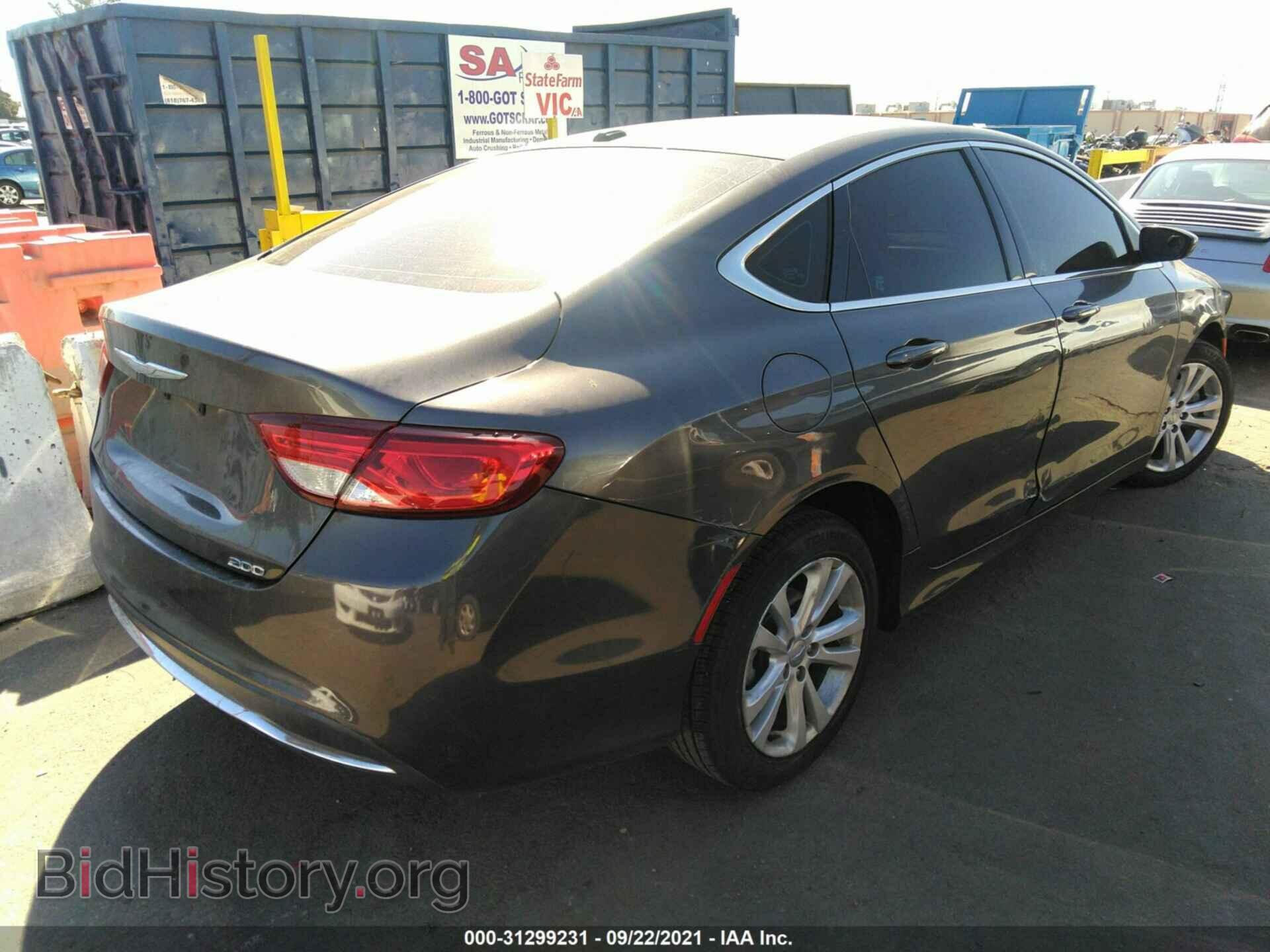2015 CHRYSLER 200 - VIN: 1C3CCCAB7FN645119 - Фото 4