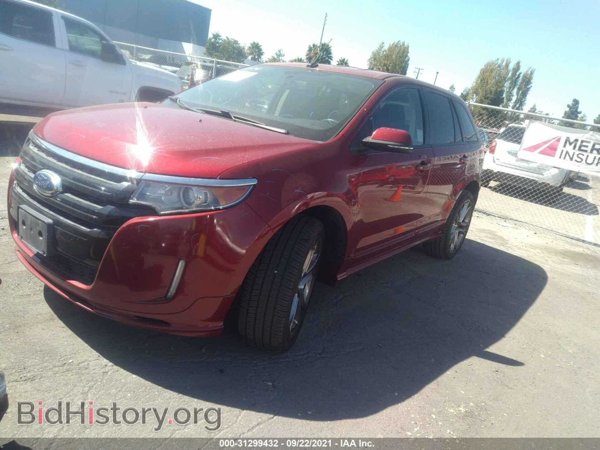 2014 FORD EDGE - VIN: 2FMDK3AK6EBB04703 - Фото 2