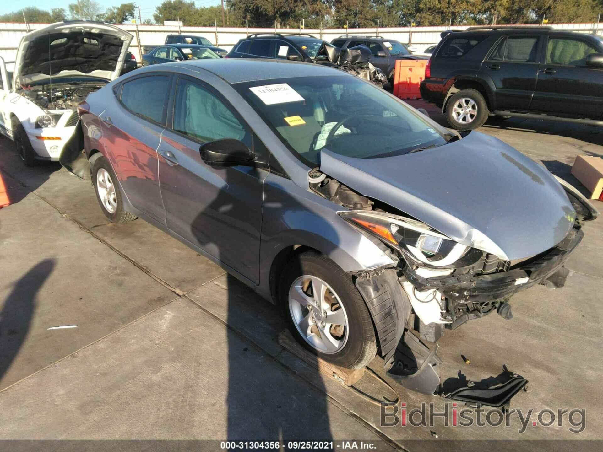 Photo 5NPDH4AEXFH652485 - HYUNDAI ELANTRA 2015