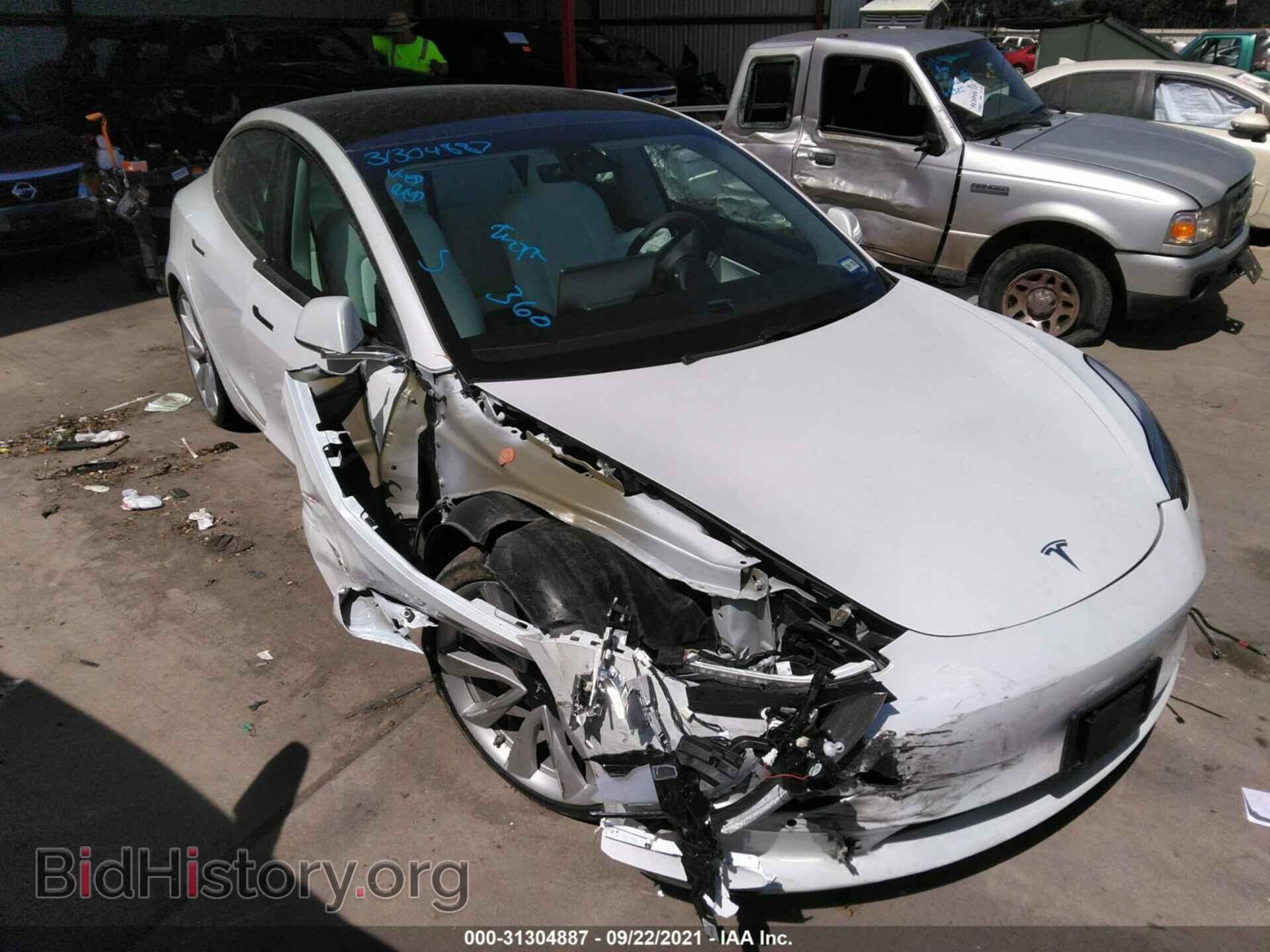 Фотография 5YJ3E1EB1KF487499 - TESLA MODEL 3 2019
