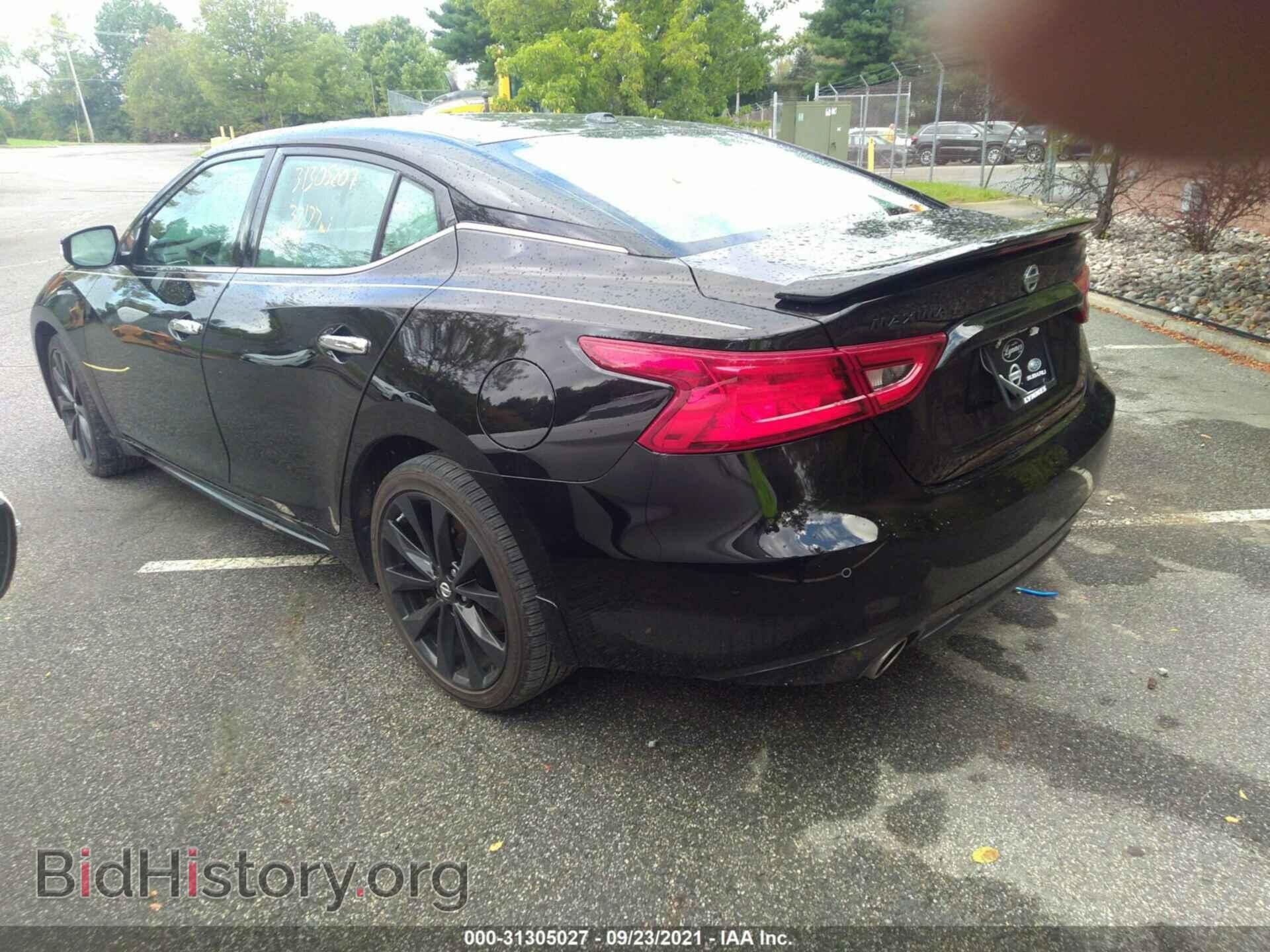 2018 NISSAN MAXIMA - VIN: 1N4AA6AP1JC371643 - Фото 3