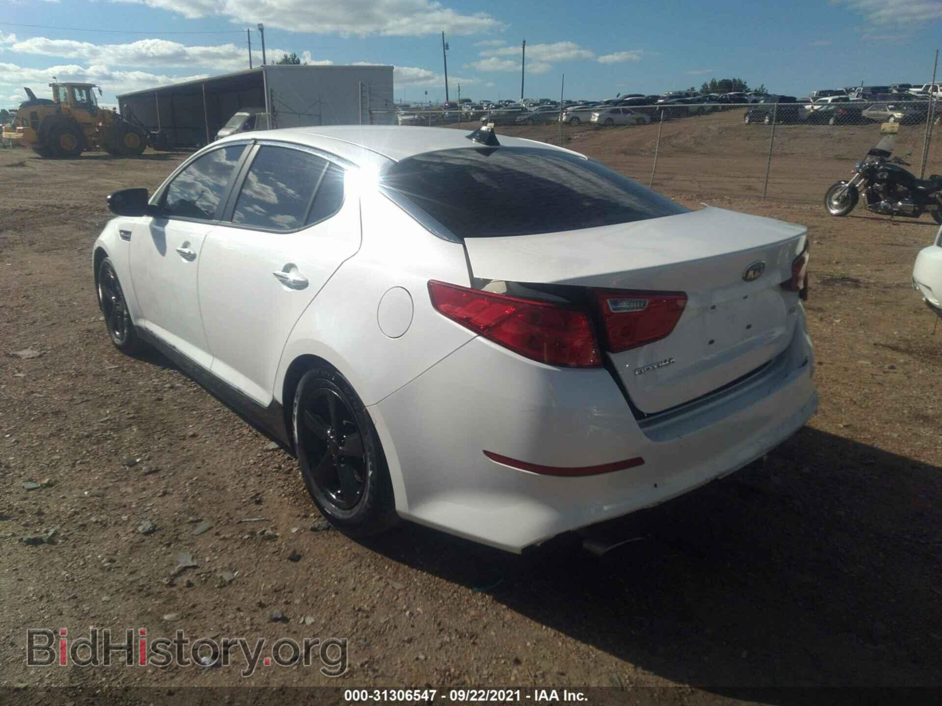 2015 KIA OPTIMA - VIN: KNAGM4A75F5551796 - Фото 3