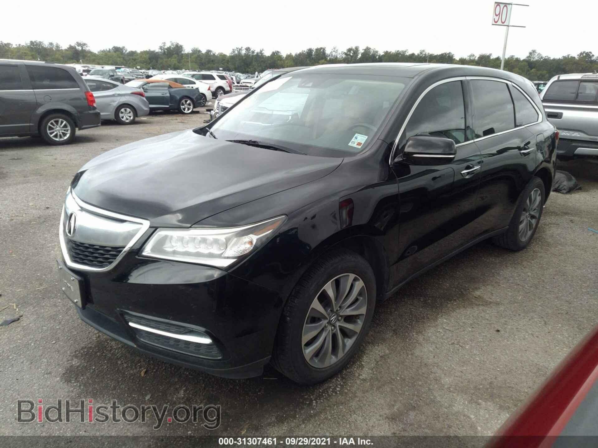 2016 ACURA MDX - VIN: 5FRYD3H47GB020997 - Фото 2