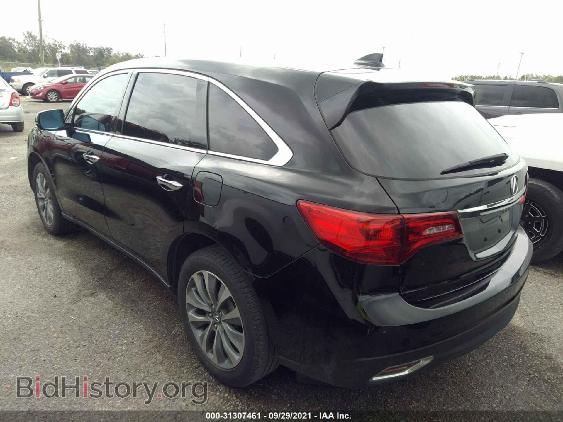 2016 ACURA MDX - VIN: 5FRYD3H47GB020997 - Фото 3