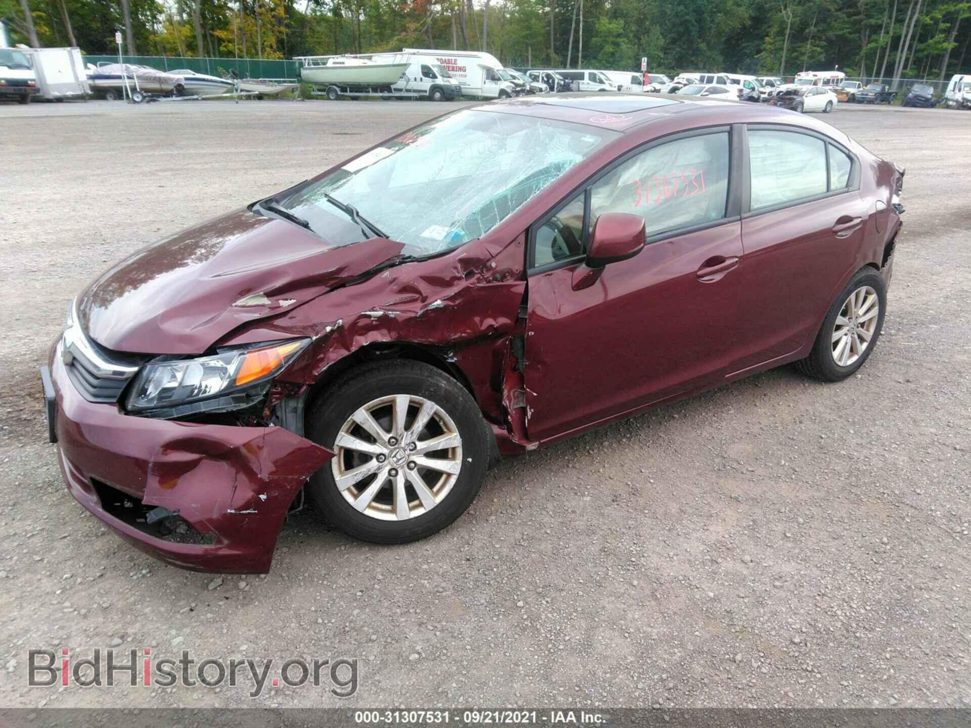 2012 HONDA CIVIC SDN - VIN: 2HGFB2F89CH600305 - Фото 2