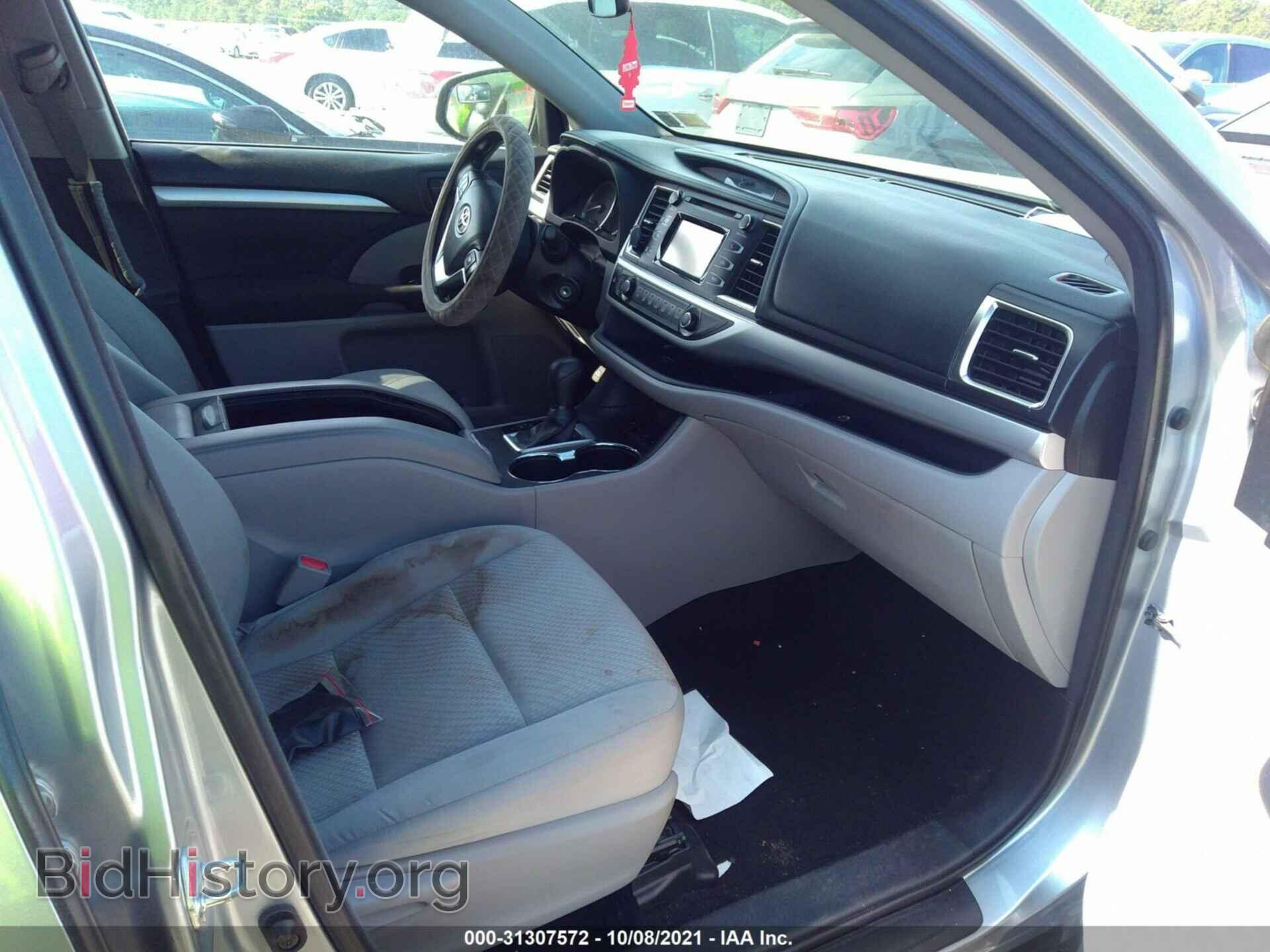 2015 TOYOTA HIGHLANDER - VIN: 5TDBKRFH4FS223782 - Фото 5