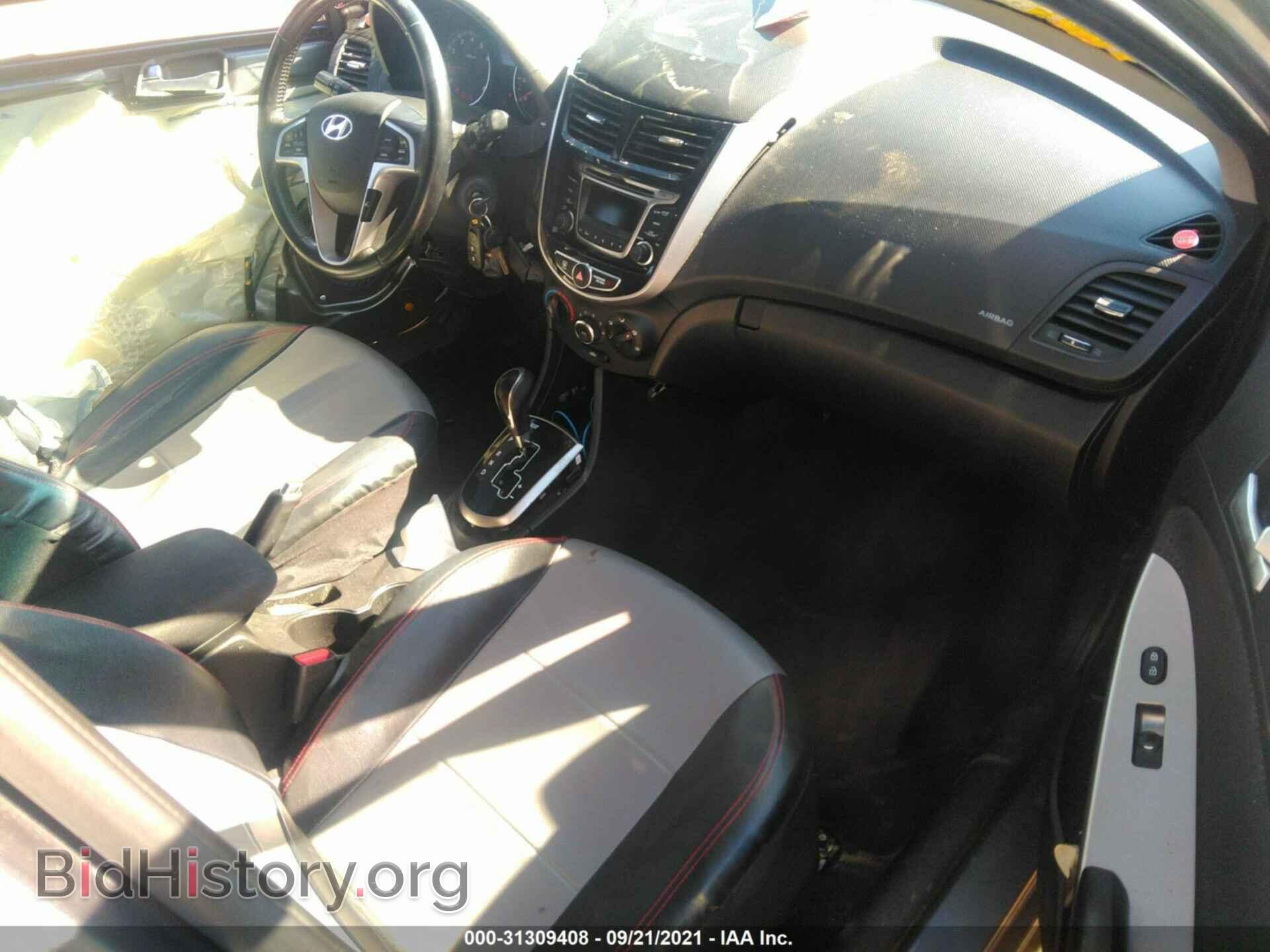 2015 HYUNDAI ACCENT - VIN: KMHCU5AE0FU217599 - Фото 5