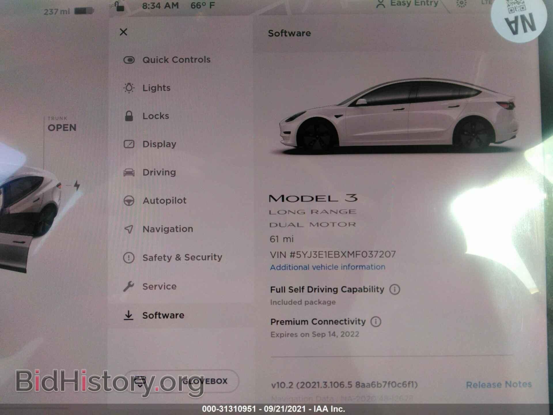 2021 TESLA MODEL 3 - VIN: 5YJ3E1EBXMF037207 - Photo 7