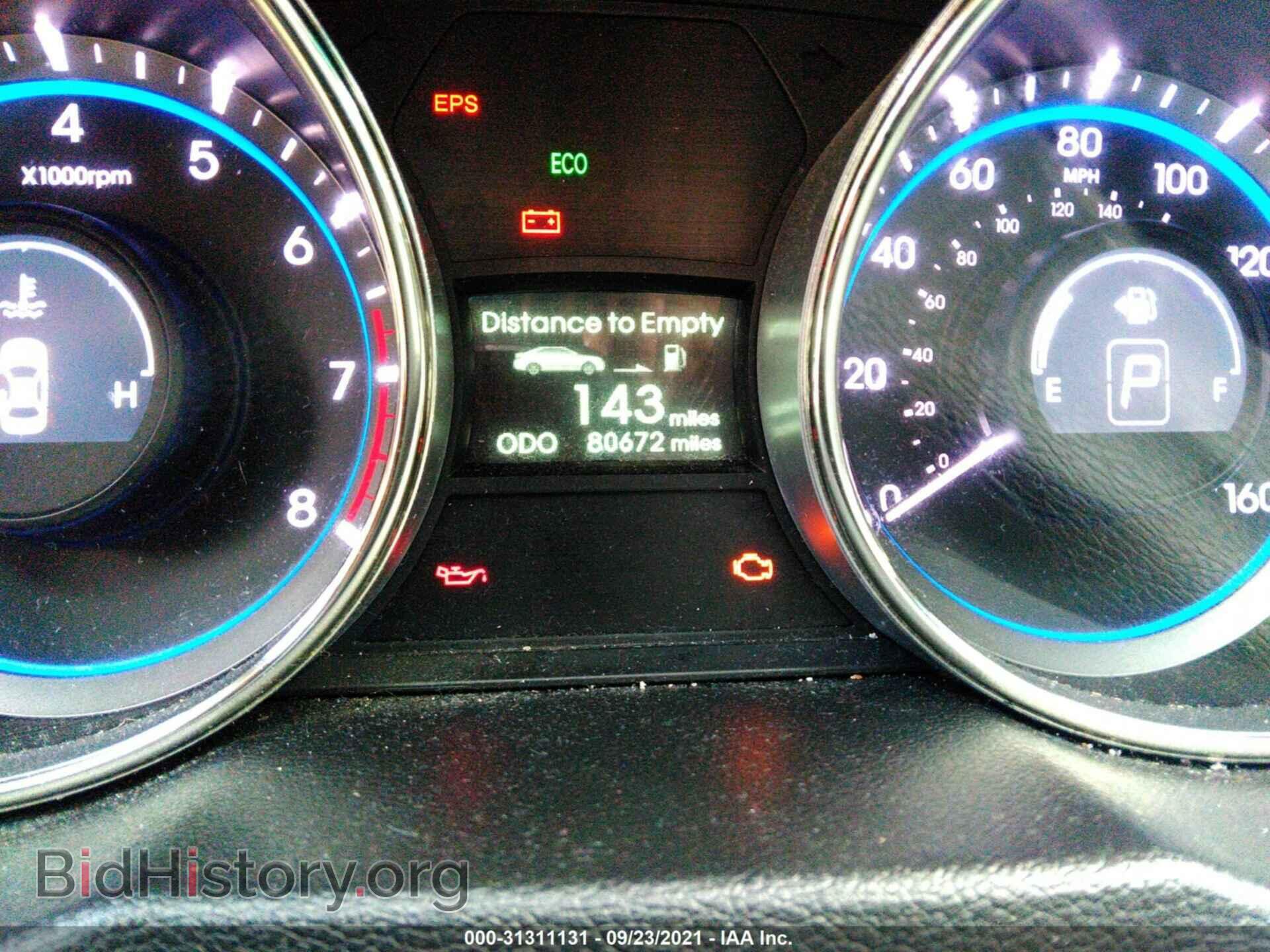 2012 HYUNDAI SONATA - VIN: 5NPEB4AC9CH362321 - Фото 7
