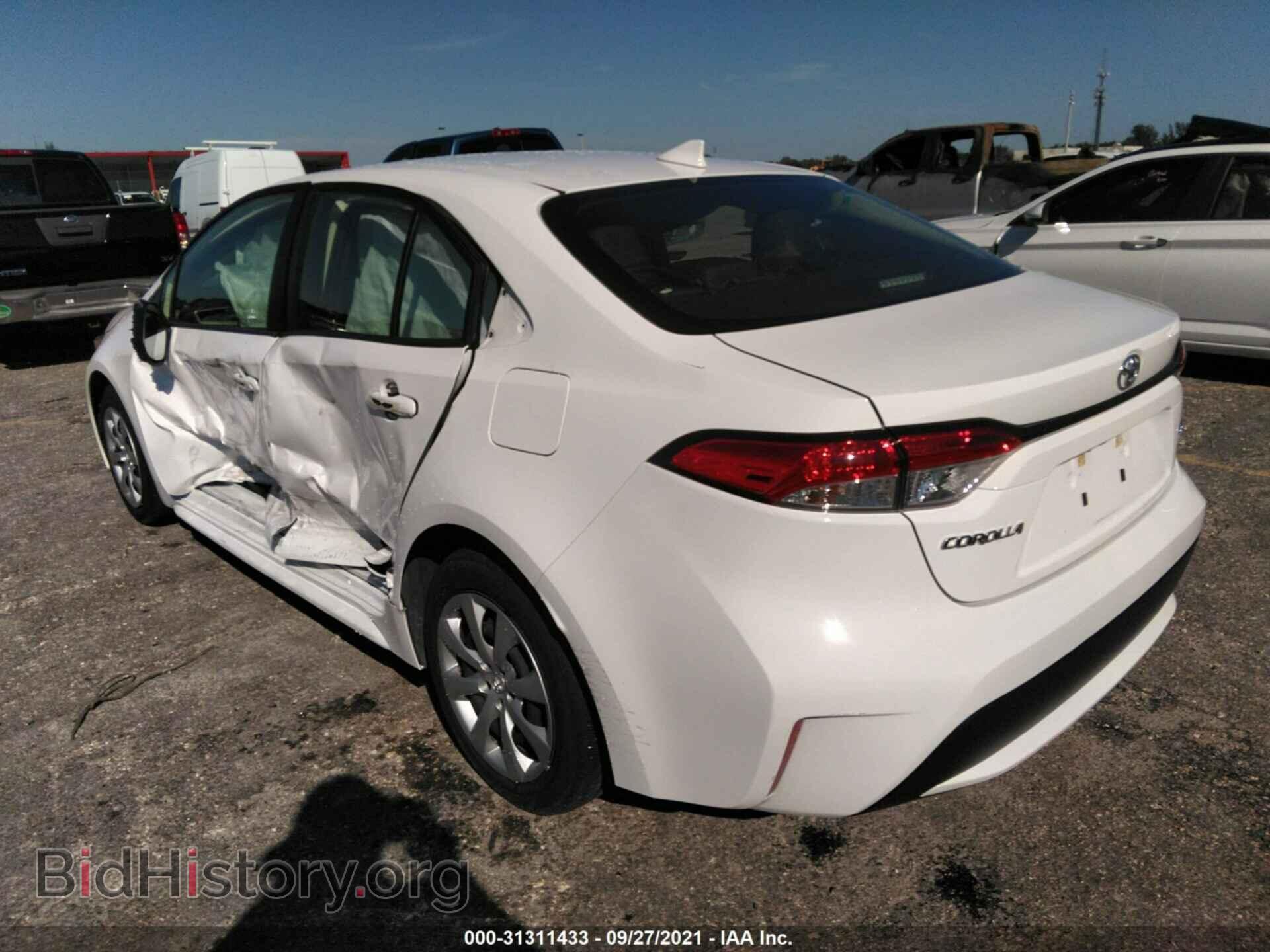 2021 TOYOTA COROLLA - VIN: JTDEPMAE2MJ165390 - Фото 3