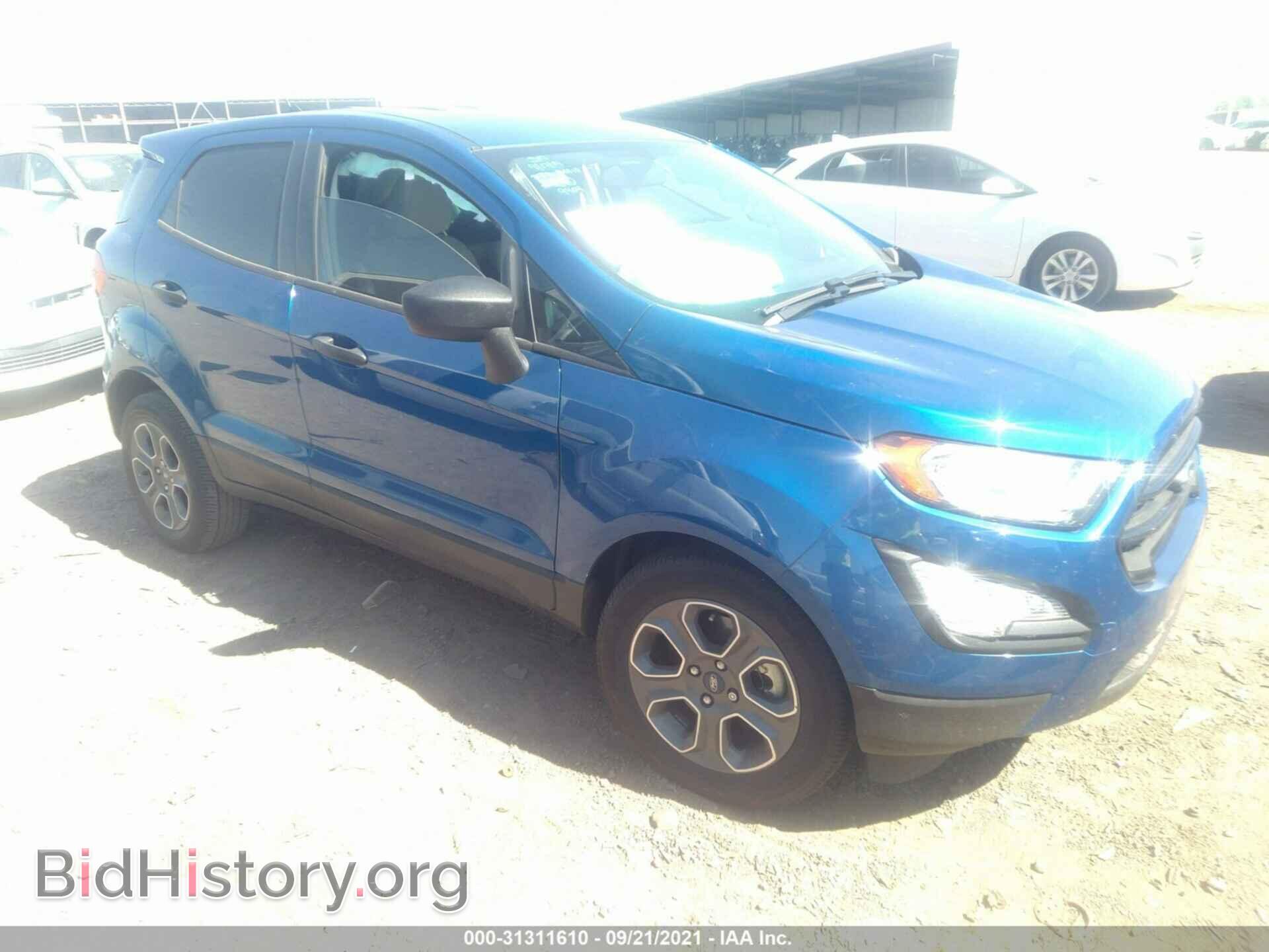 Photo MAJ3S2FE2LC339535 - FORD ECOSPORT 2020