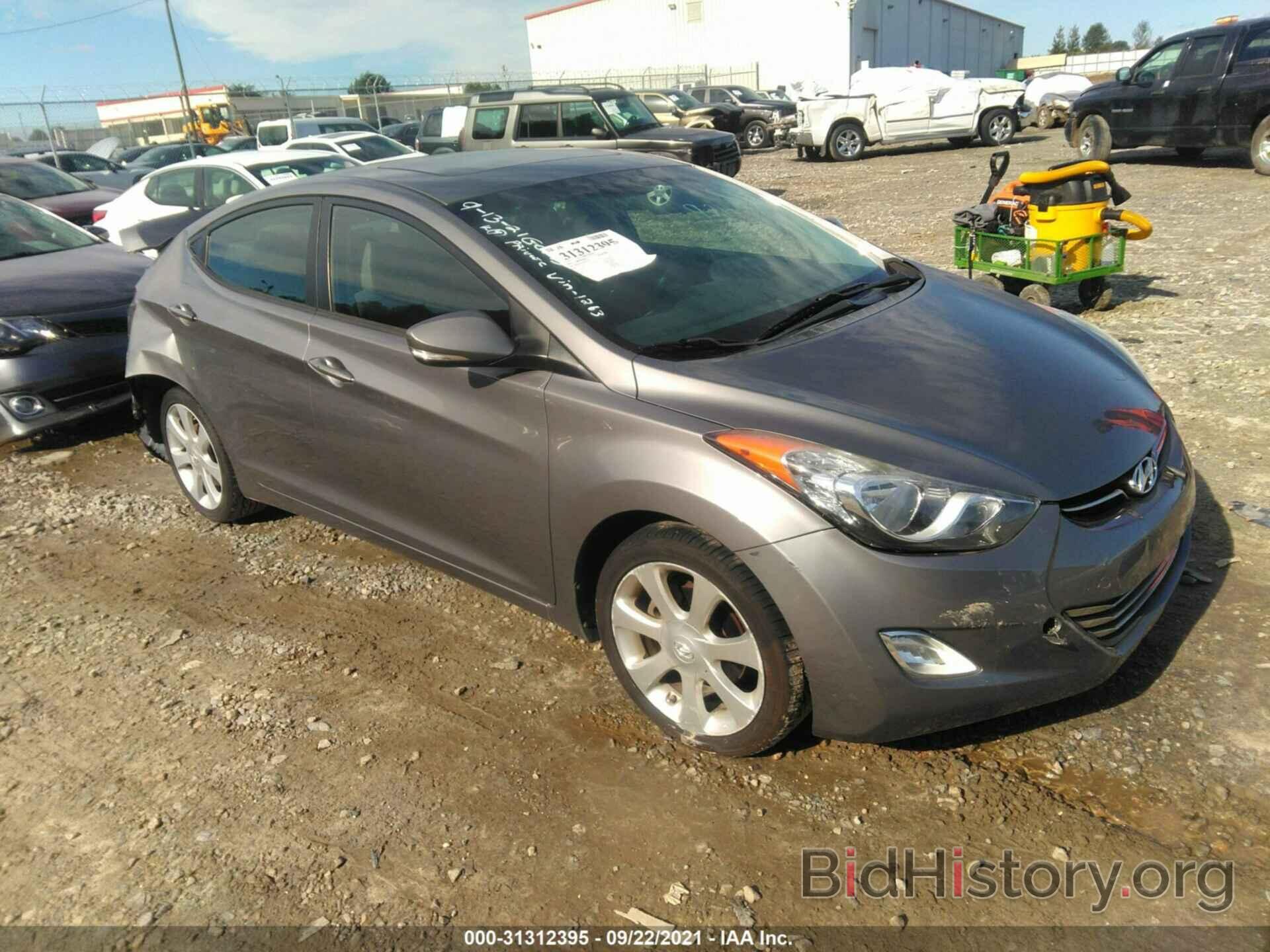 Photo 5NPDH4AE8CH091263 - HYUNDAI ELANTRA 2012