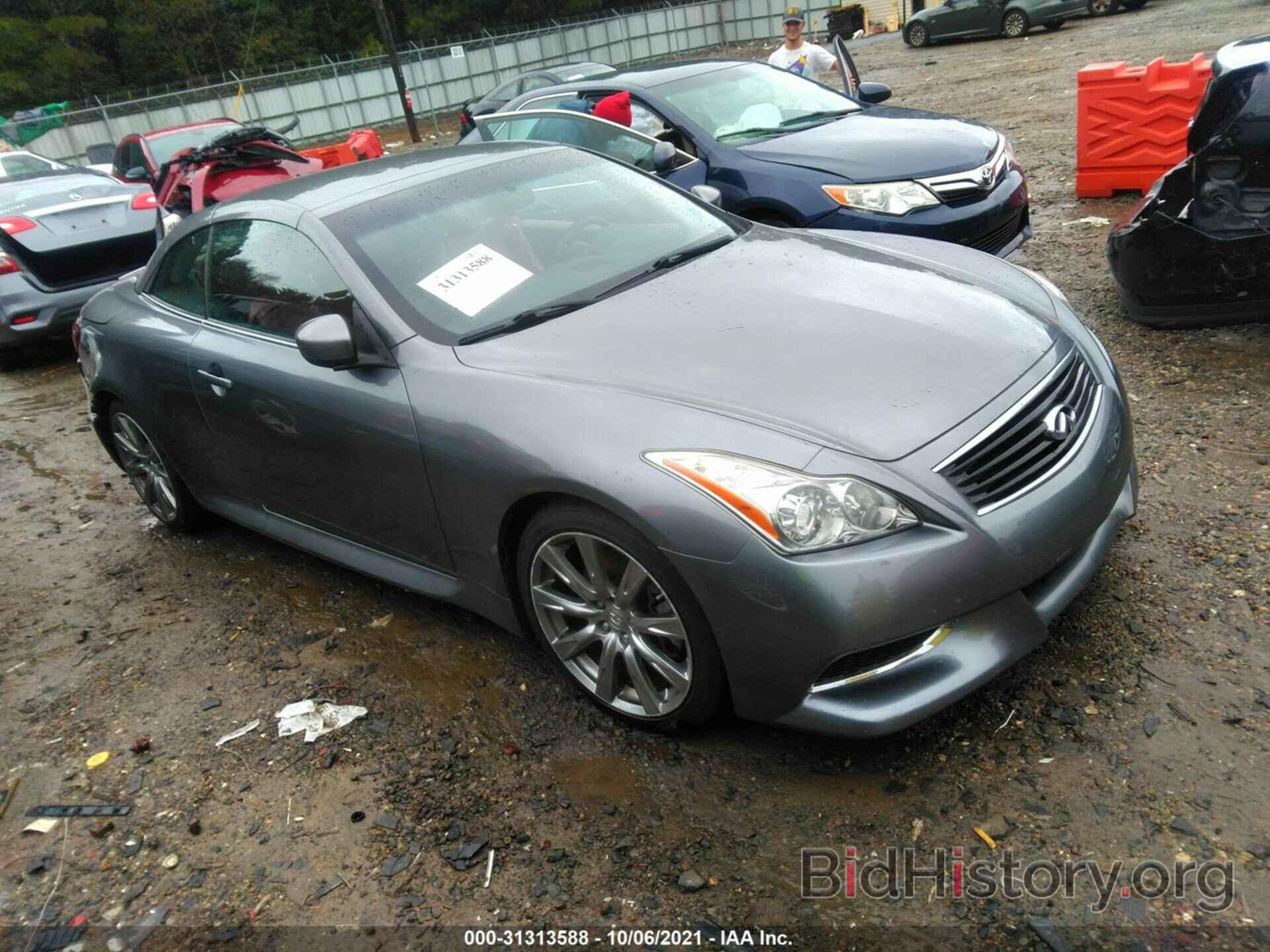 Photo JN1CV6FE4AM351138 - INFINITI G37 CONVERTIBLE 2010