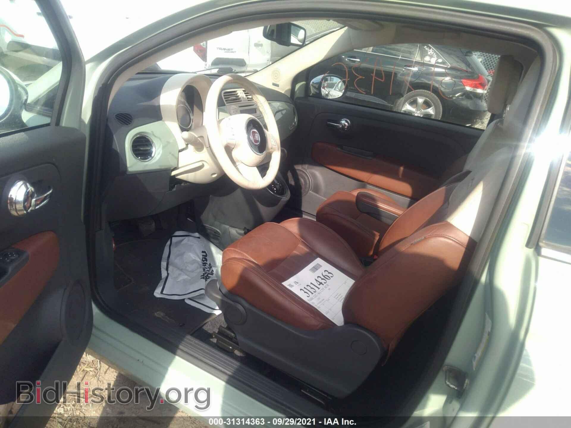 2012 FIAT 500 - VIN: 3C3CFFER2CT149608 - Фото 5