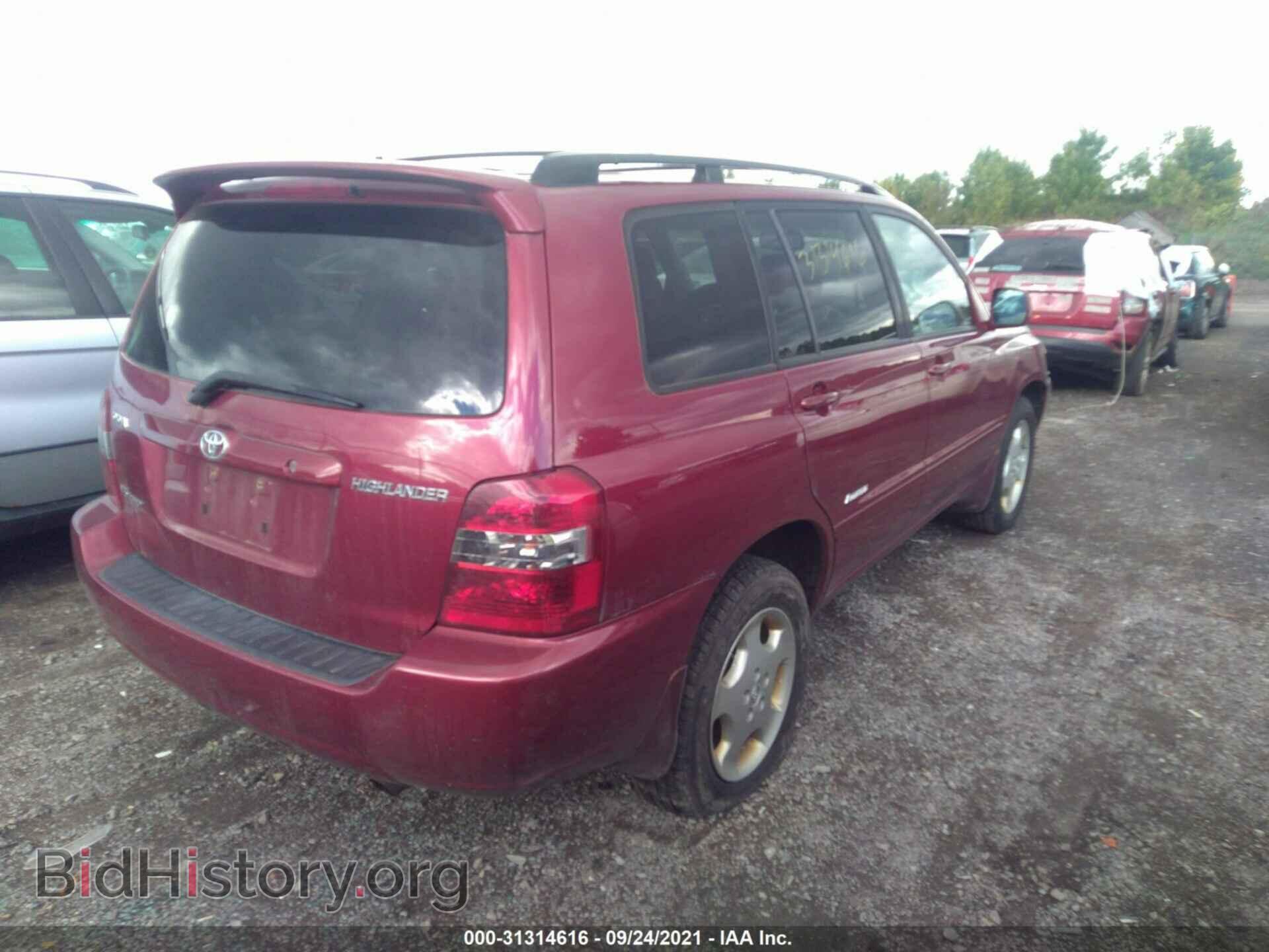 2007 TOYOTA HIGHLANDER - VIN: JTEEP21A770230077 - Фото 4