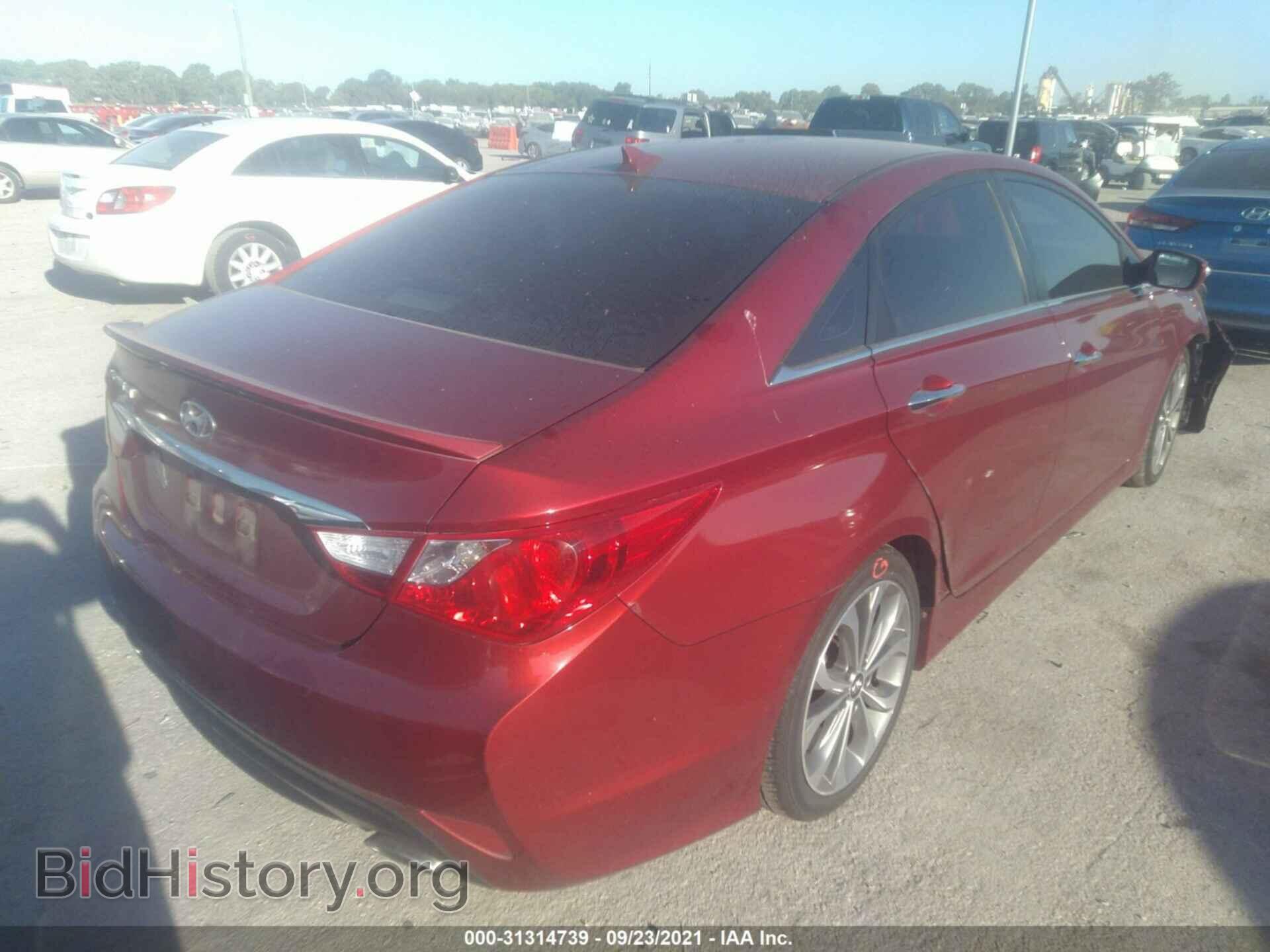 2014 HYUNDAI SONATA - VIN: 5NPEC4AC4EH845506 - Фото 4