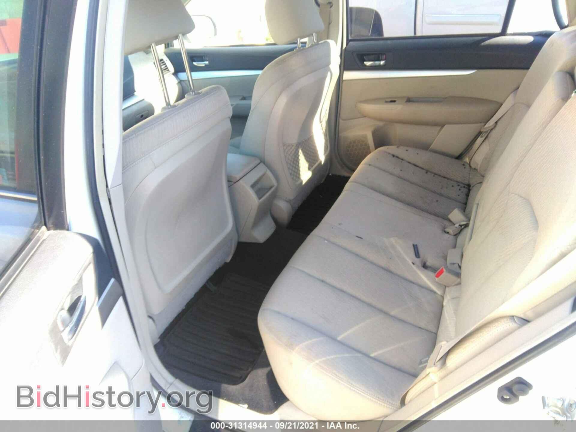 2011 SUBARU OUTBACK - VIN: 4S4BRBCC6B3338743 - Фото 8