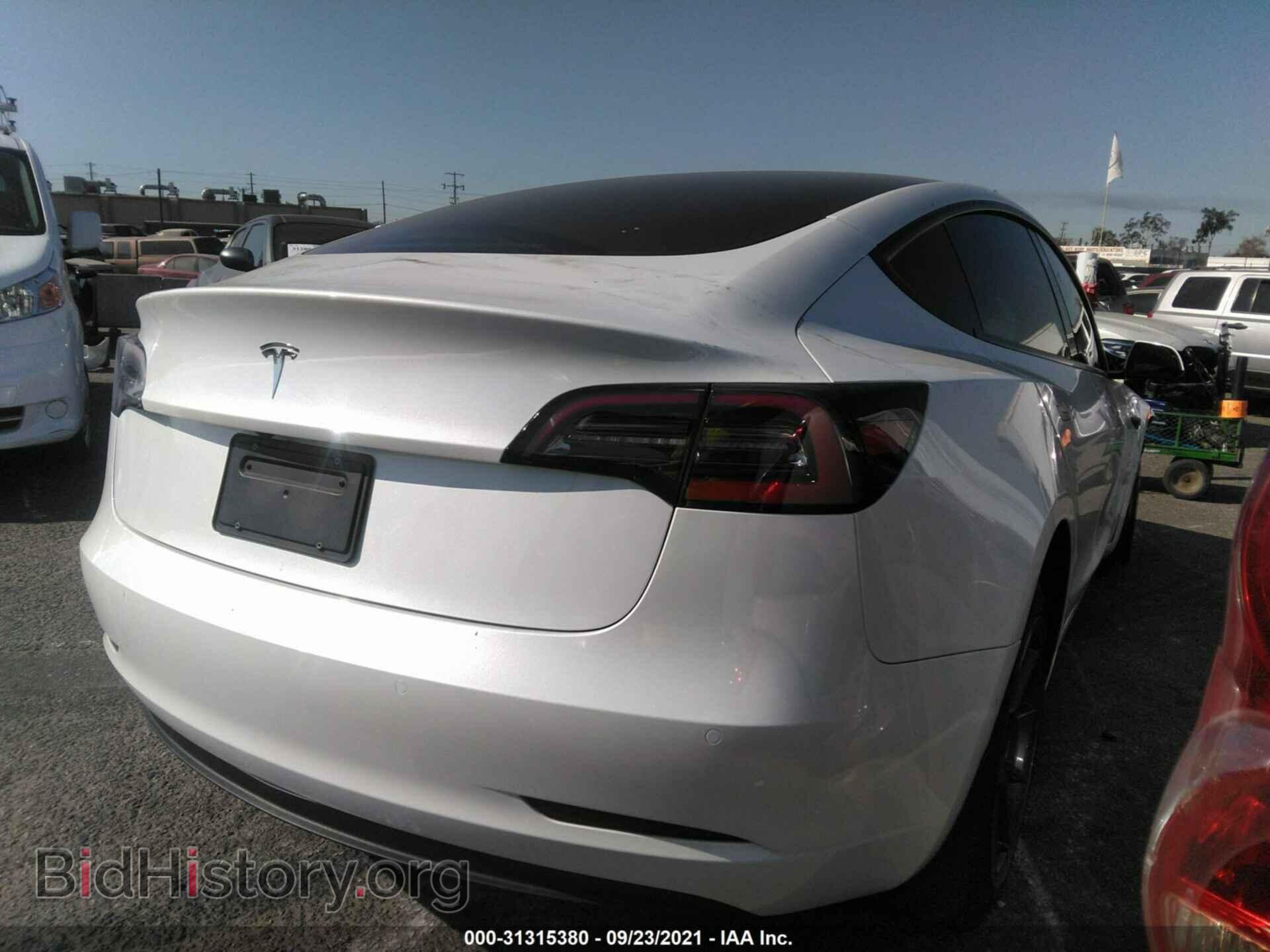 2021 TESLA MODEL 3 - VIN: 5YJ3E1EA7MF005497 - Фото 4