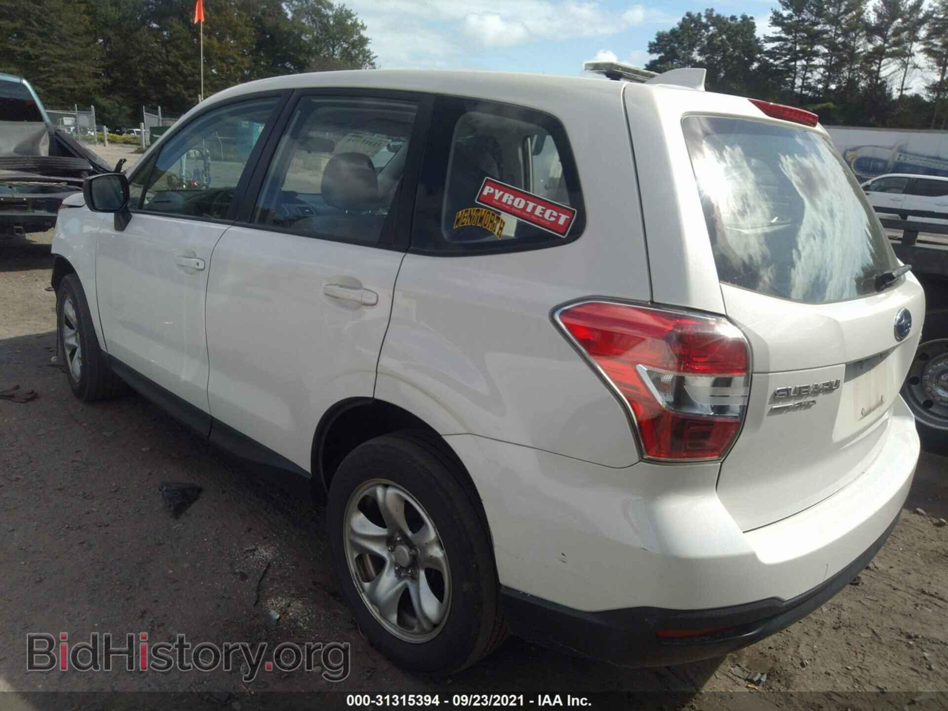 2016 SUBARU FORESTER - VIN: JF2SJAAC3GG410718 - Фото 3