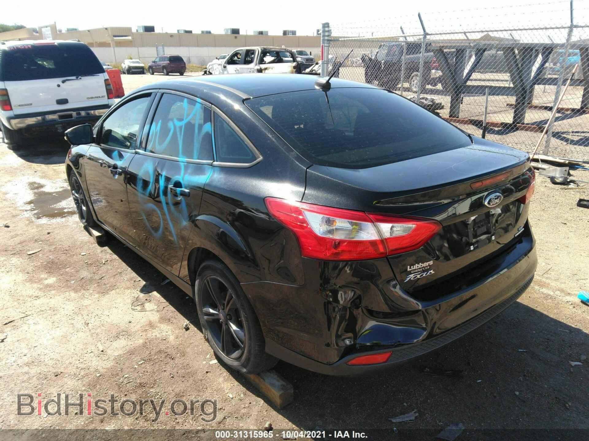 2014 FORD FOCUS - VIN: 1FADP3F22EL452275 - Фото 3