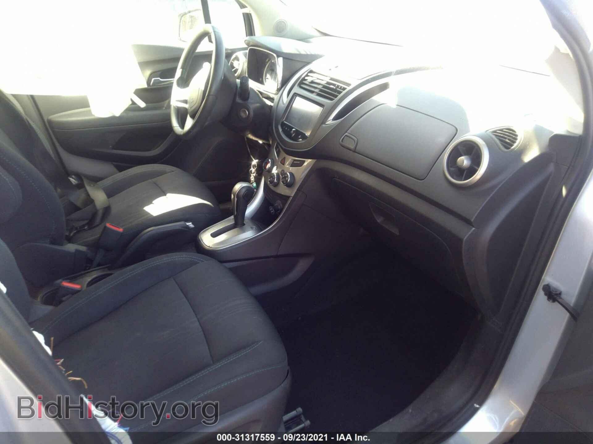 2016 CHEVROLET TRAX - VIN: 3GNCJLSB7GL168720 - Фото 5