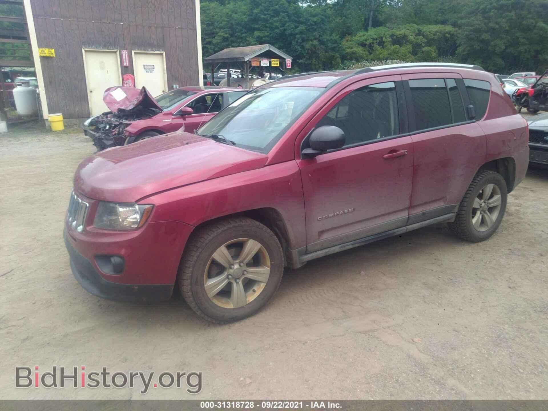 2016 JEEP COMPASS - VIN: 1C4NJDBB3GD778420 - Фото 2