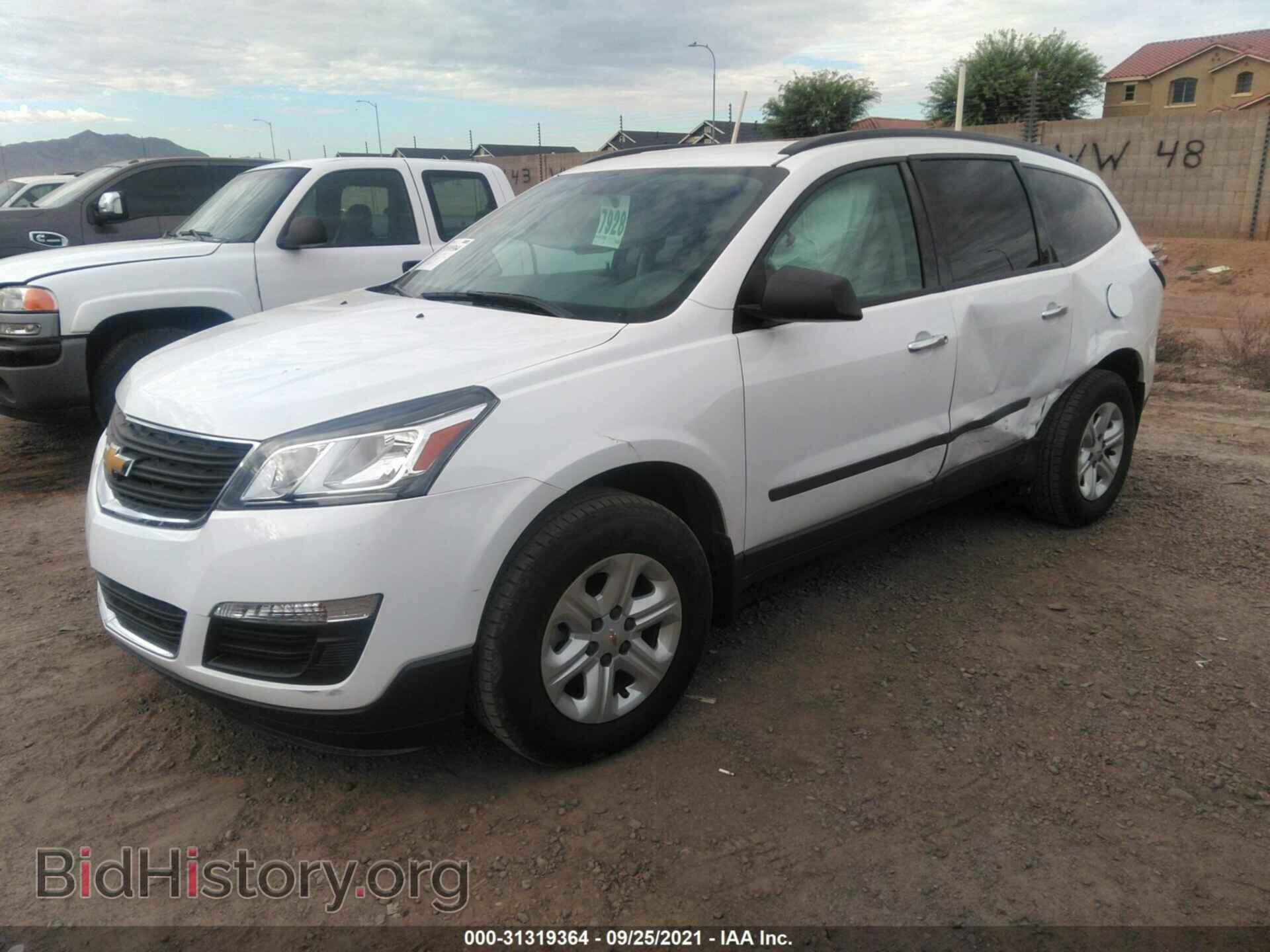 2016 CHEVROLET TRAVERSE - VIN: 1GNKRFED6GJ200051 - Фото 2