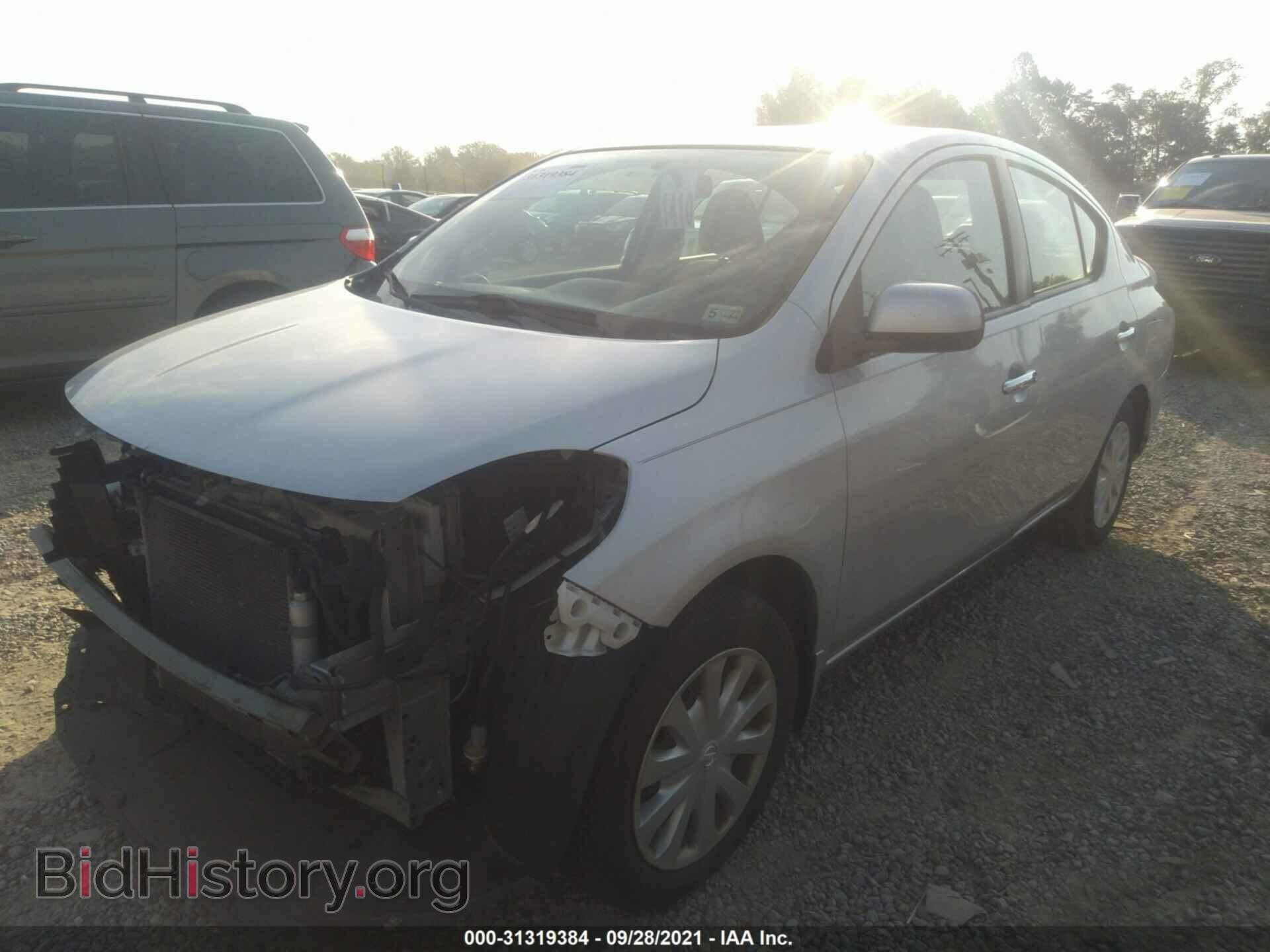 2012 NISSAN VERSA - VIN: 3N1CN7AP1CL856291 - Фото 2