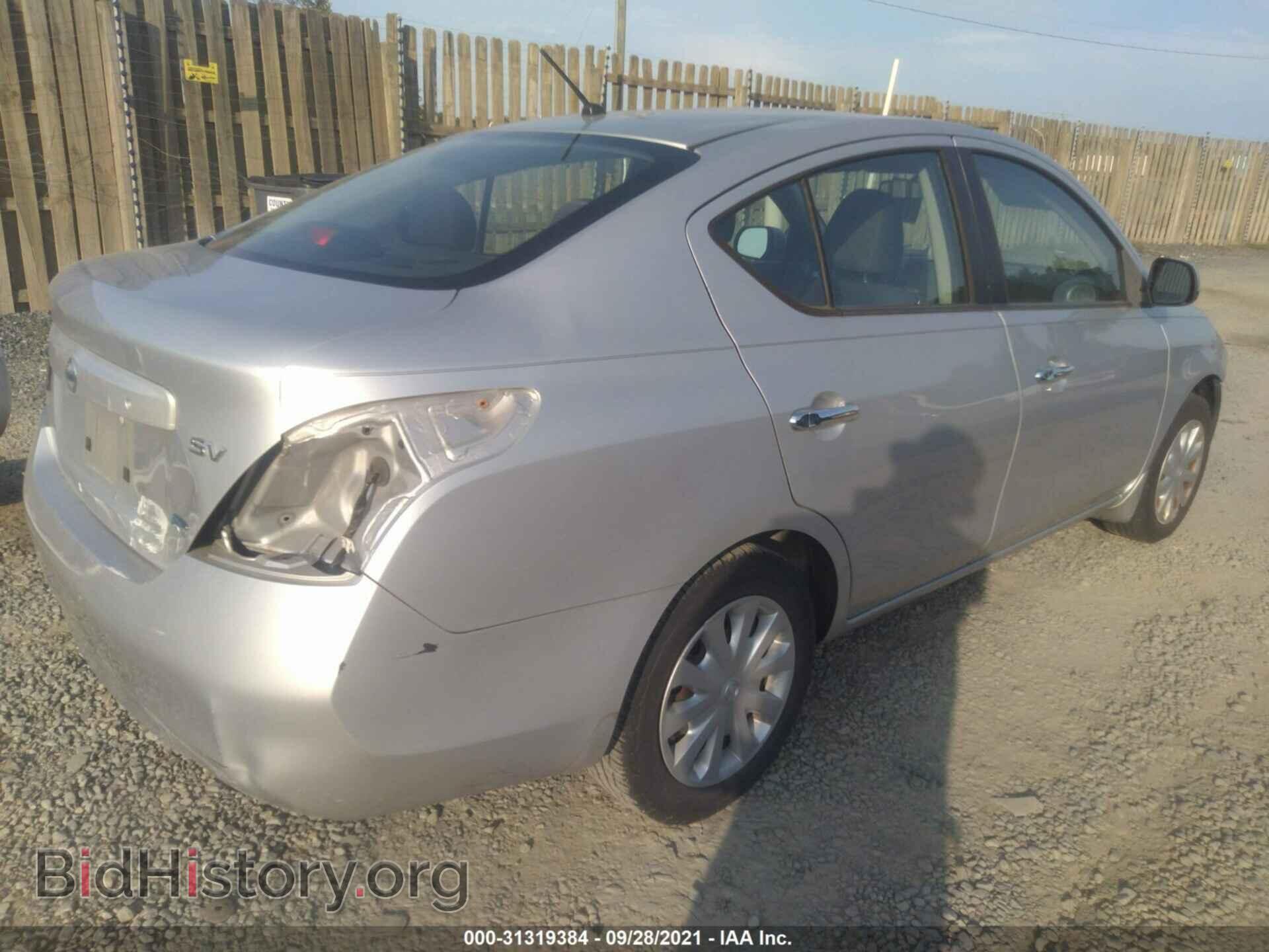2012 NISSAN VERSA - VIN: 3N1CN7AP1CL856291 - Фото 4