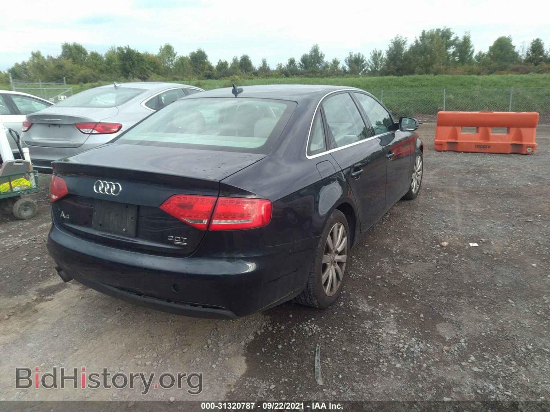 2012 AUDI A4 - VIN: WAUBFAFL5CA119771 - Photo 4