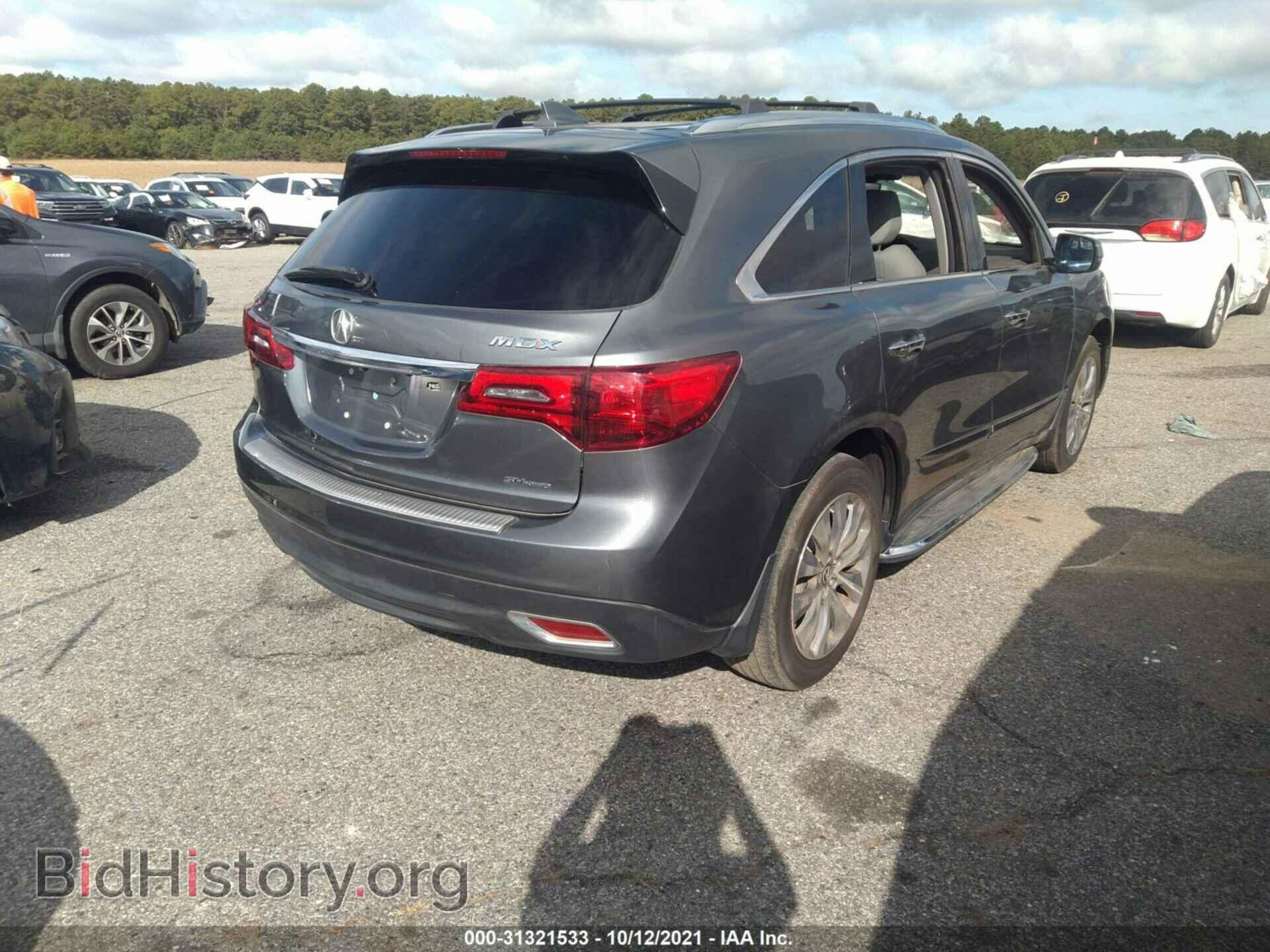 2016 ACURA MDX - VIN: 5FRYD4H49GB036737 - Фото 4