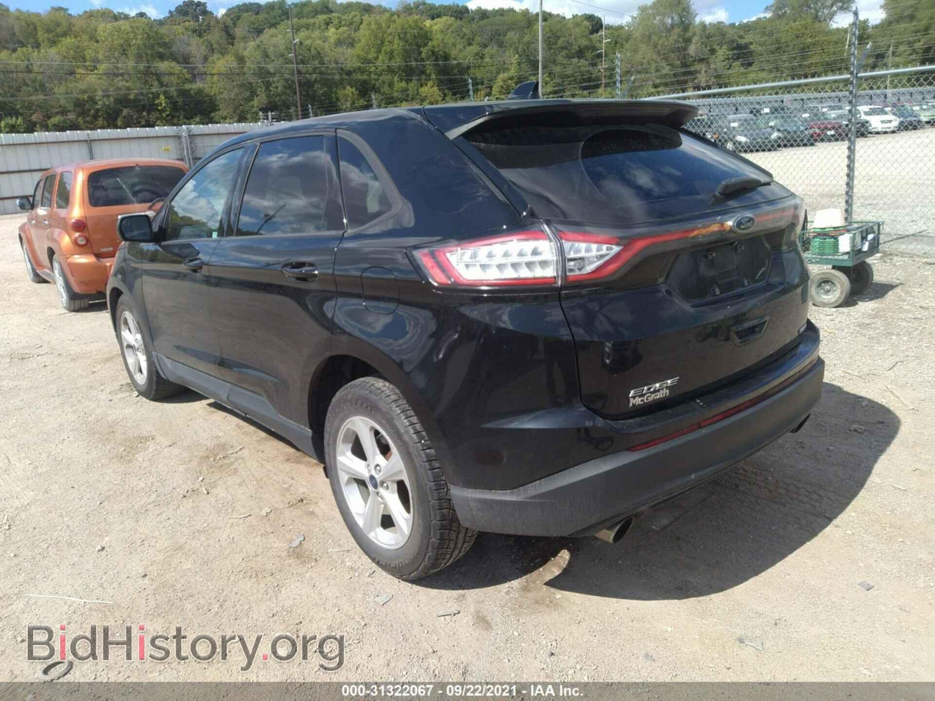 2016 FORD EDGE - VIN: 2FMPK4G95GBB47262 - Фото 3