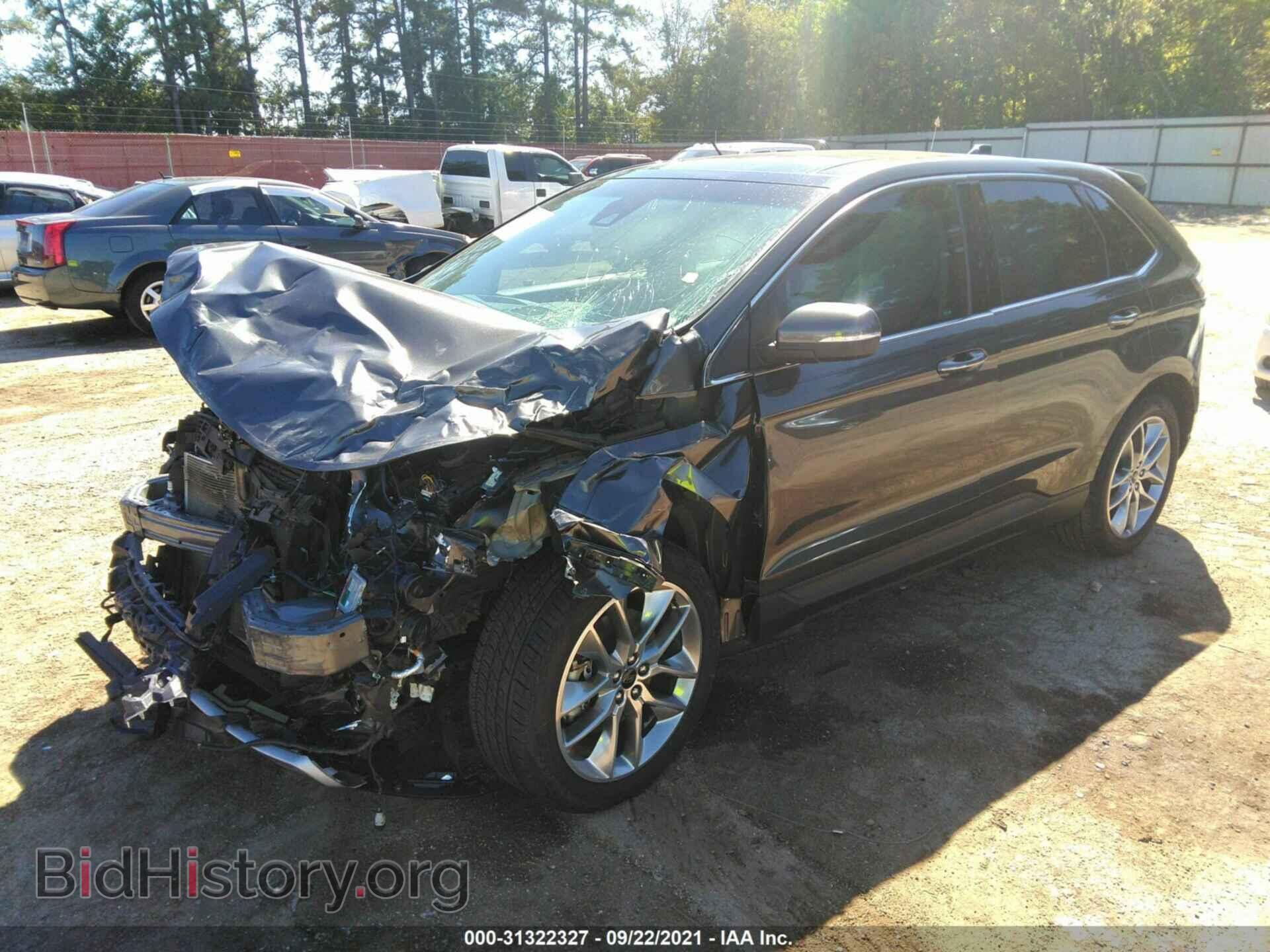 2015 FORD EDGE - VIN: 2FMPK3K84FBB73178 - Фото 2